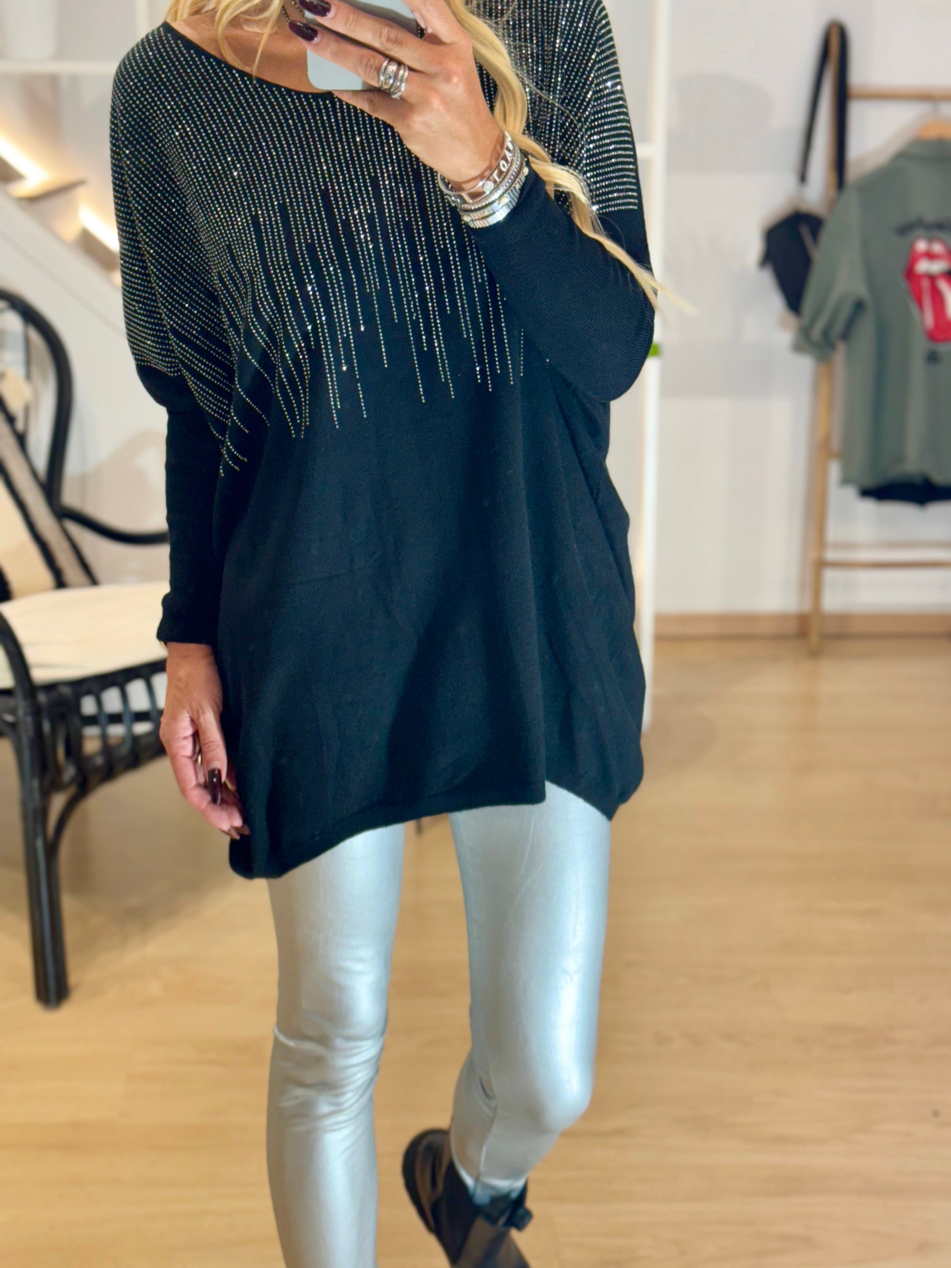 άνετη φαρδιά μπλούζα