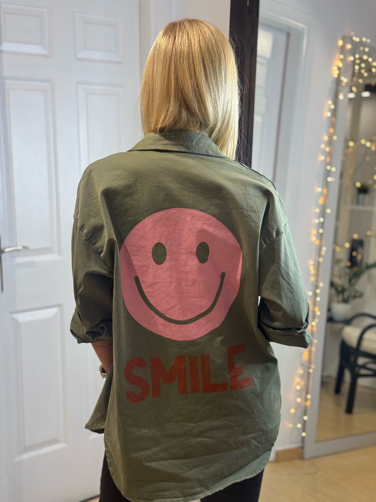 Μπουφάν με Logo Smile