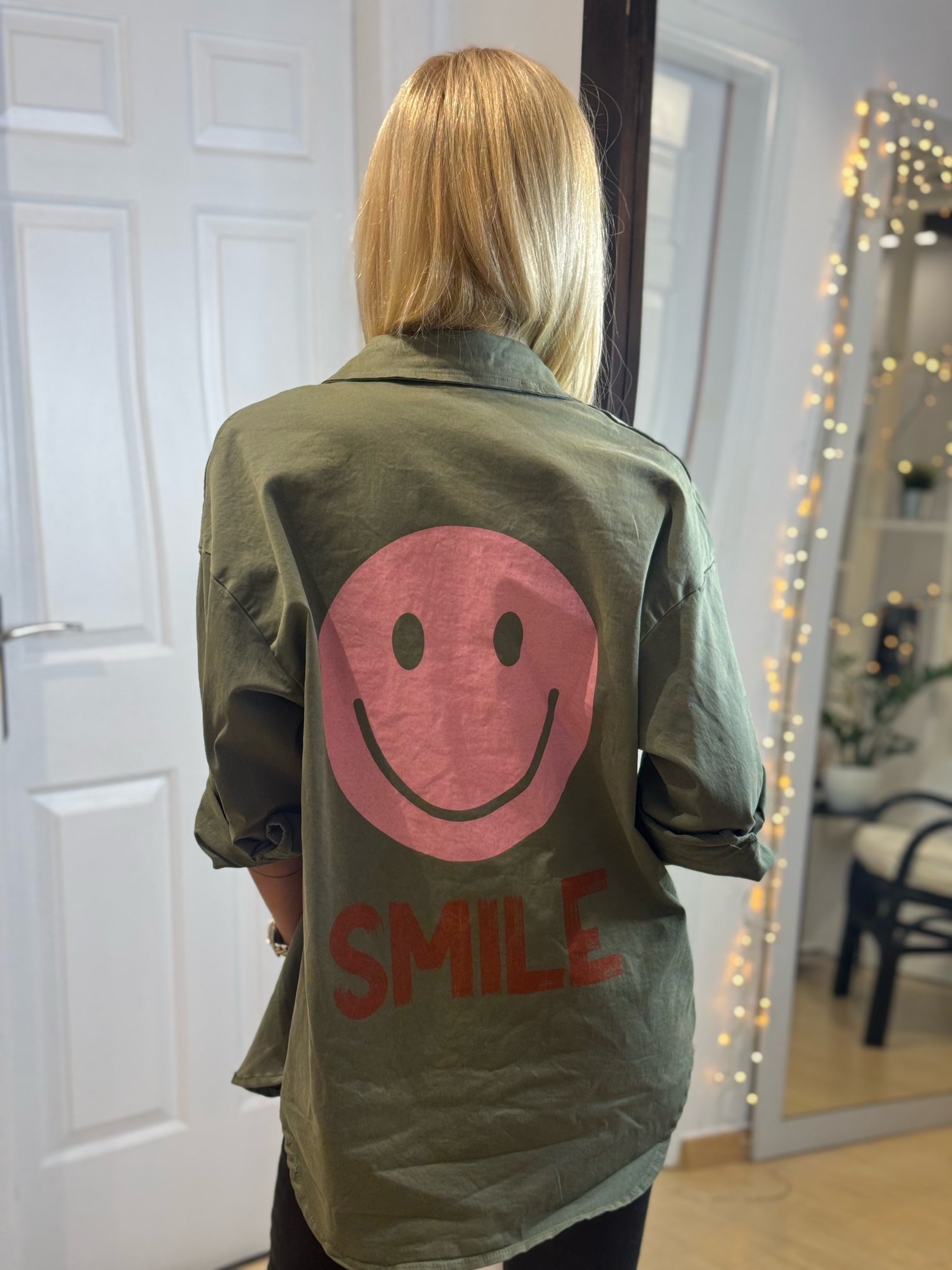 Μπουφάν με Logo Smile