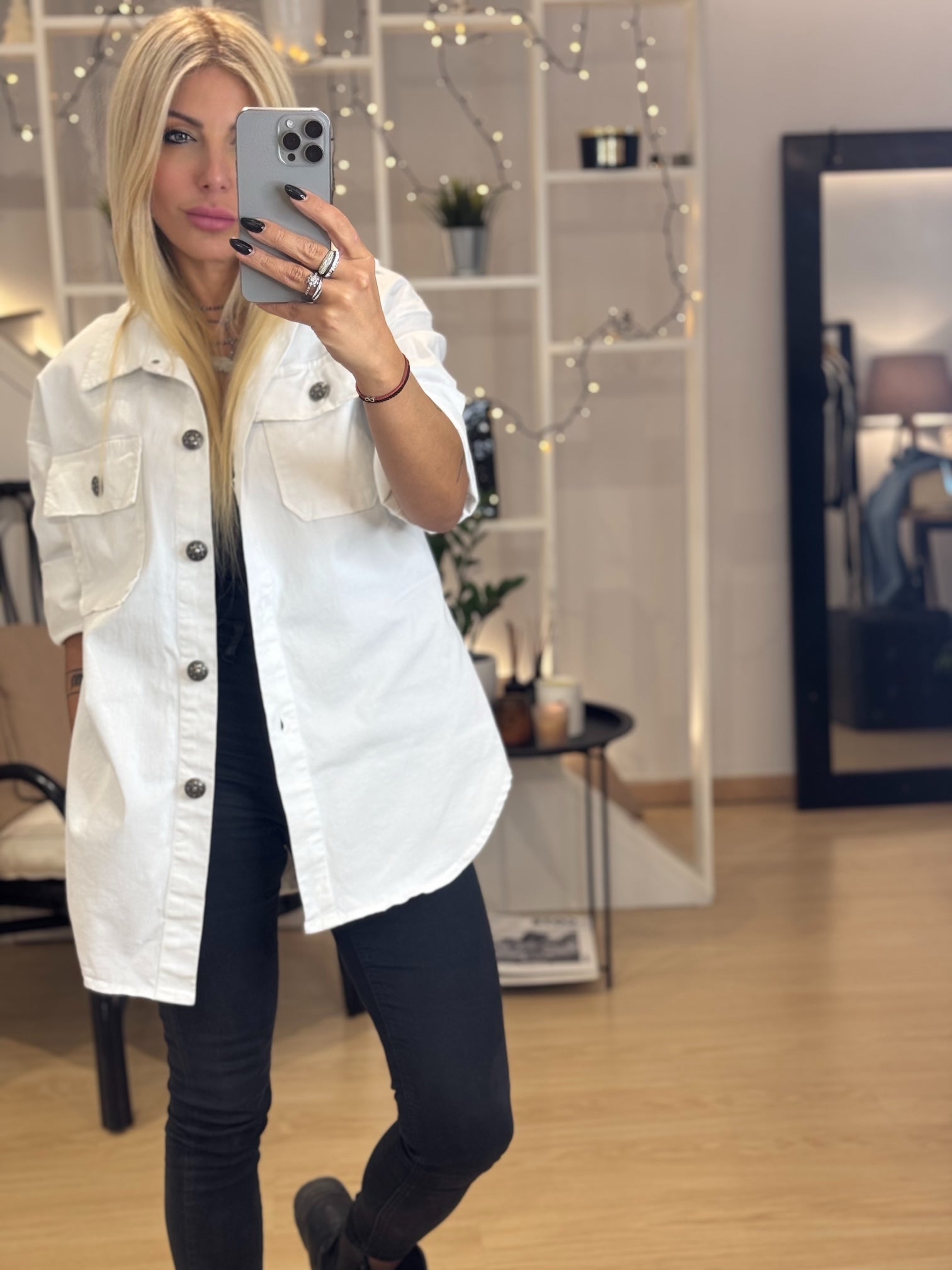 Μπουφάν με Logo Smile