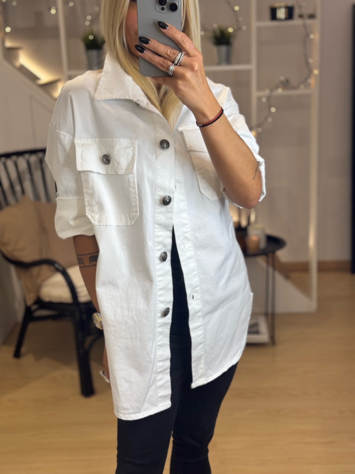 Μπουφάν με Logo Smile