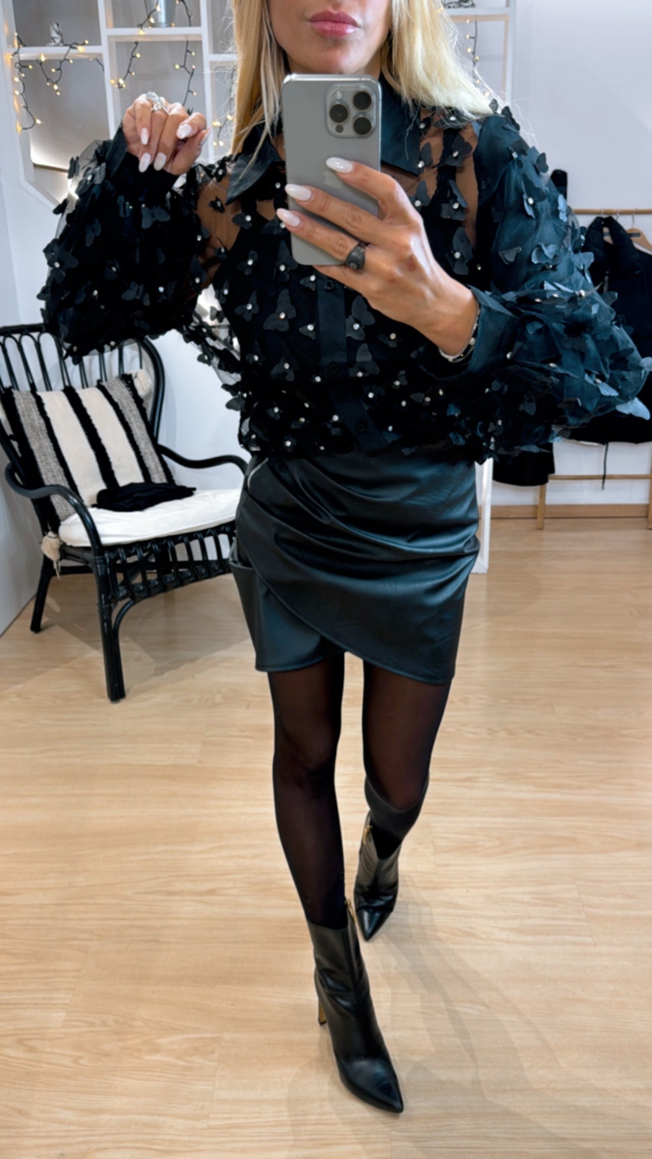 Δερμάτινη φούστα