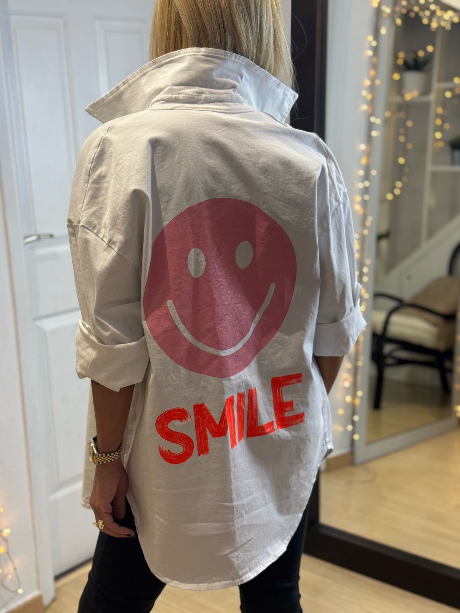 Μπουφάν με Logo Smile