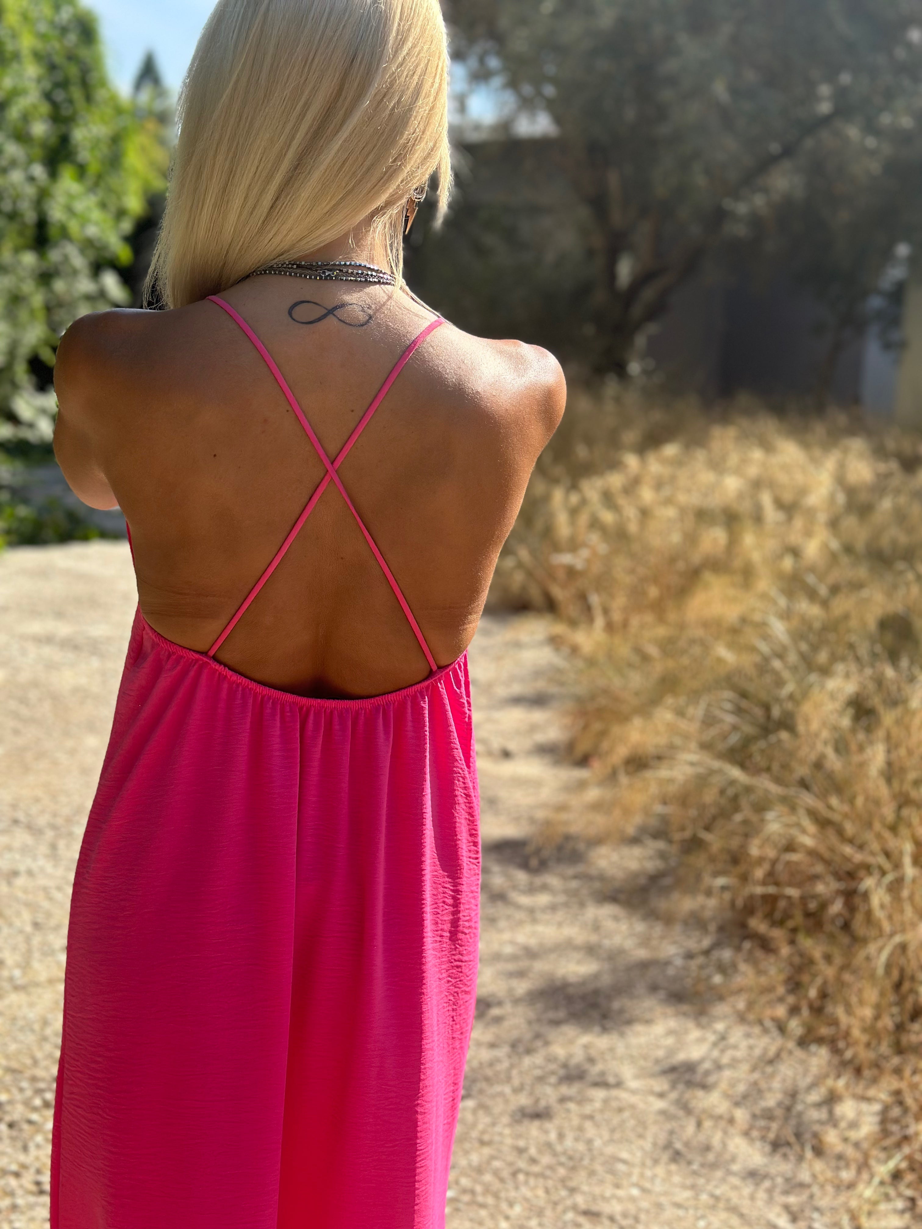 Maxi φόρεμα με σκίσιμο