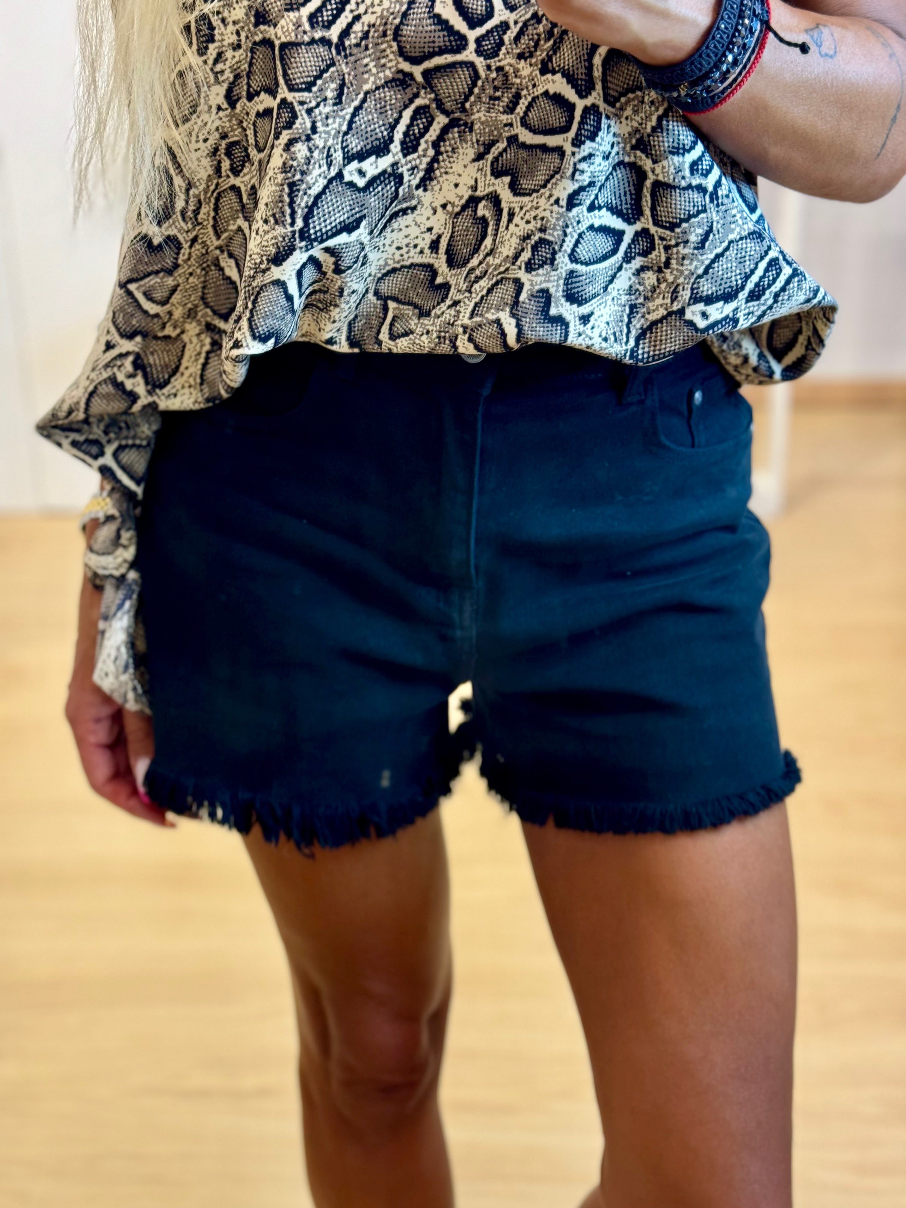 Jean Long Shorts