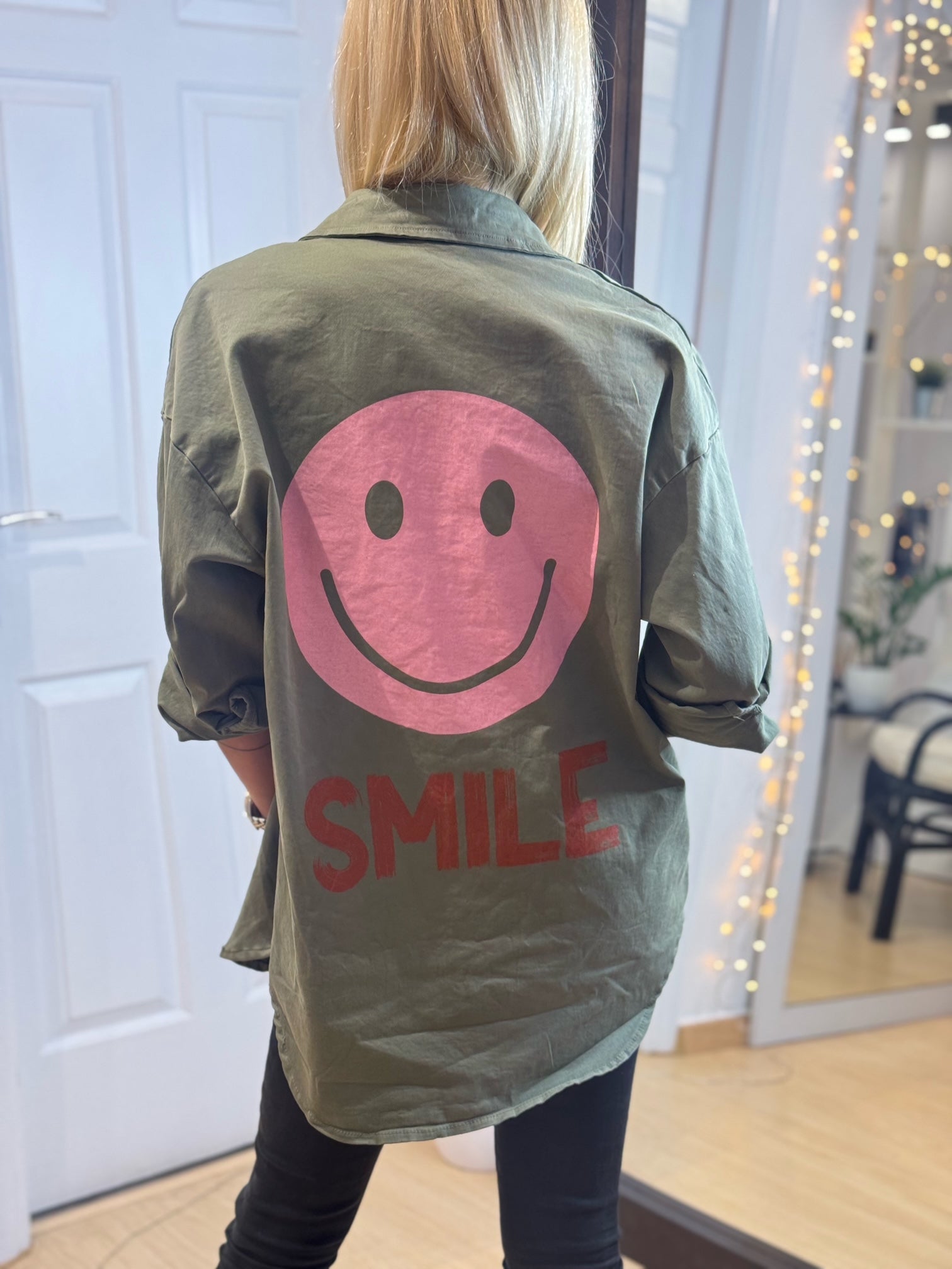 Μπουφάν με Logo Smile