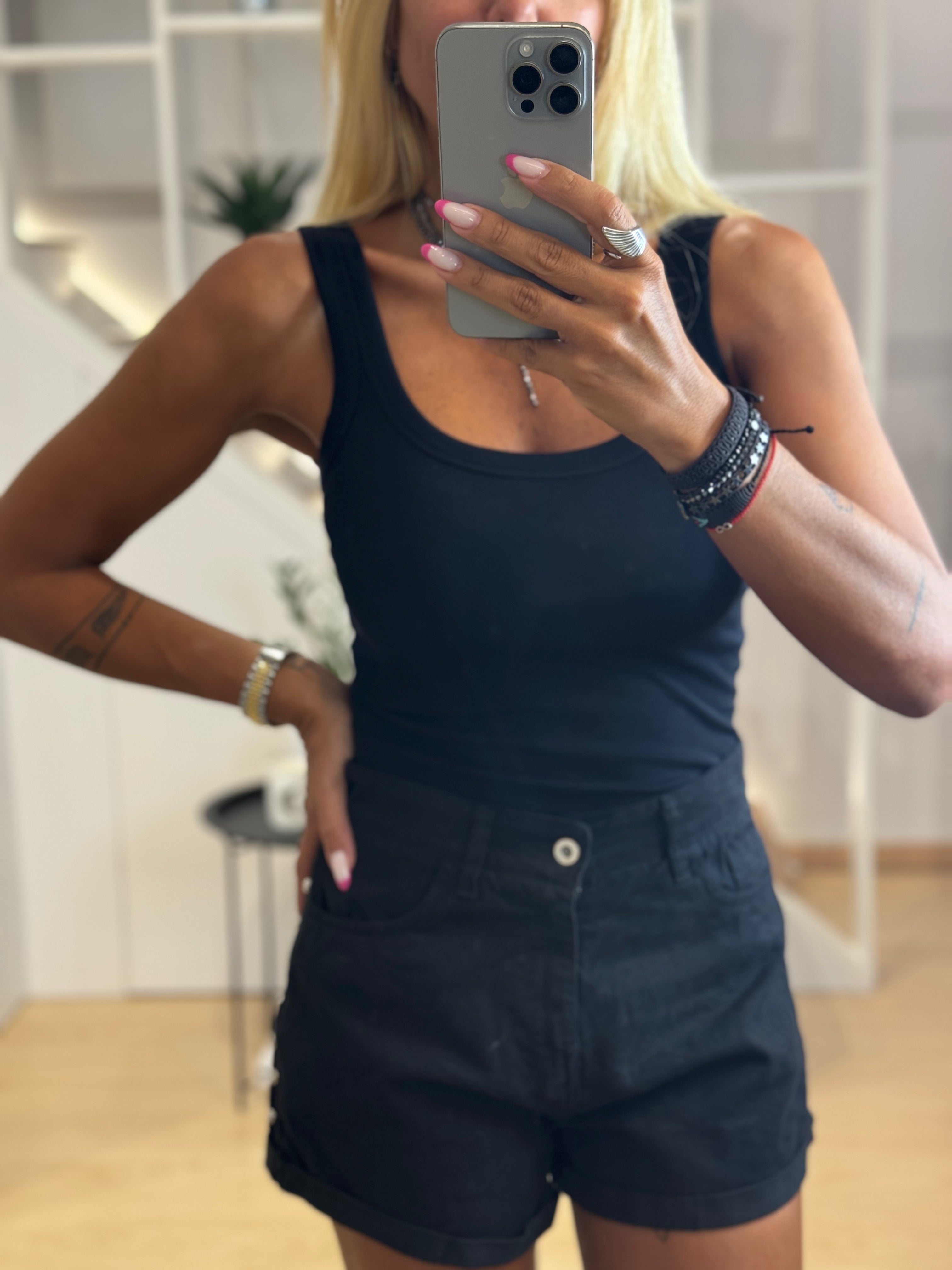 Jeans Shorts With Τruks