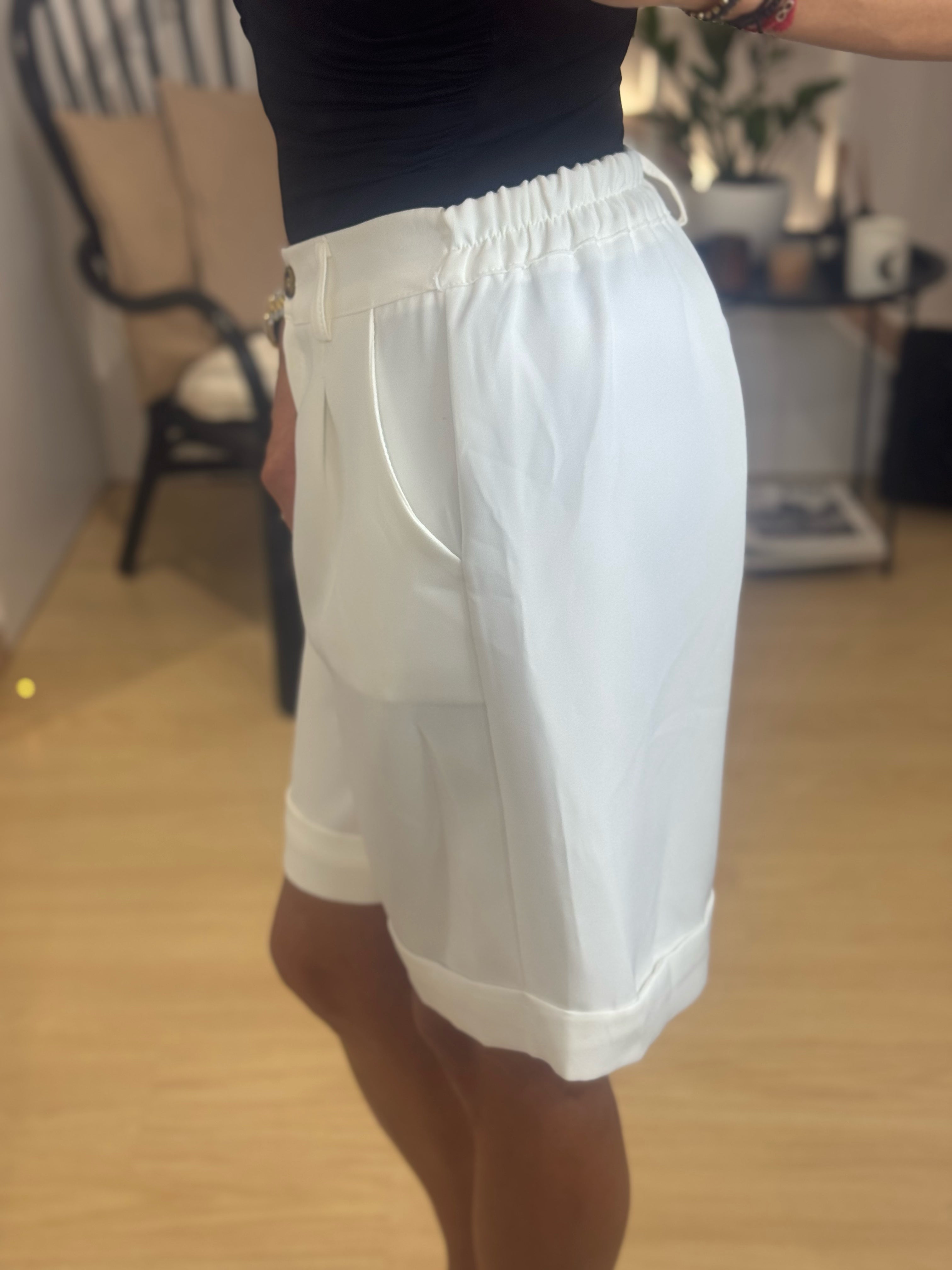 Βερμούδα με ελαστική μέση