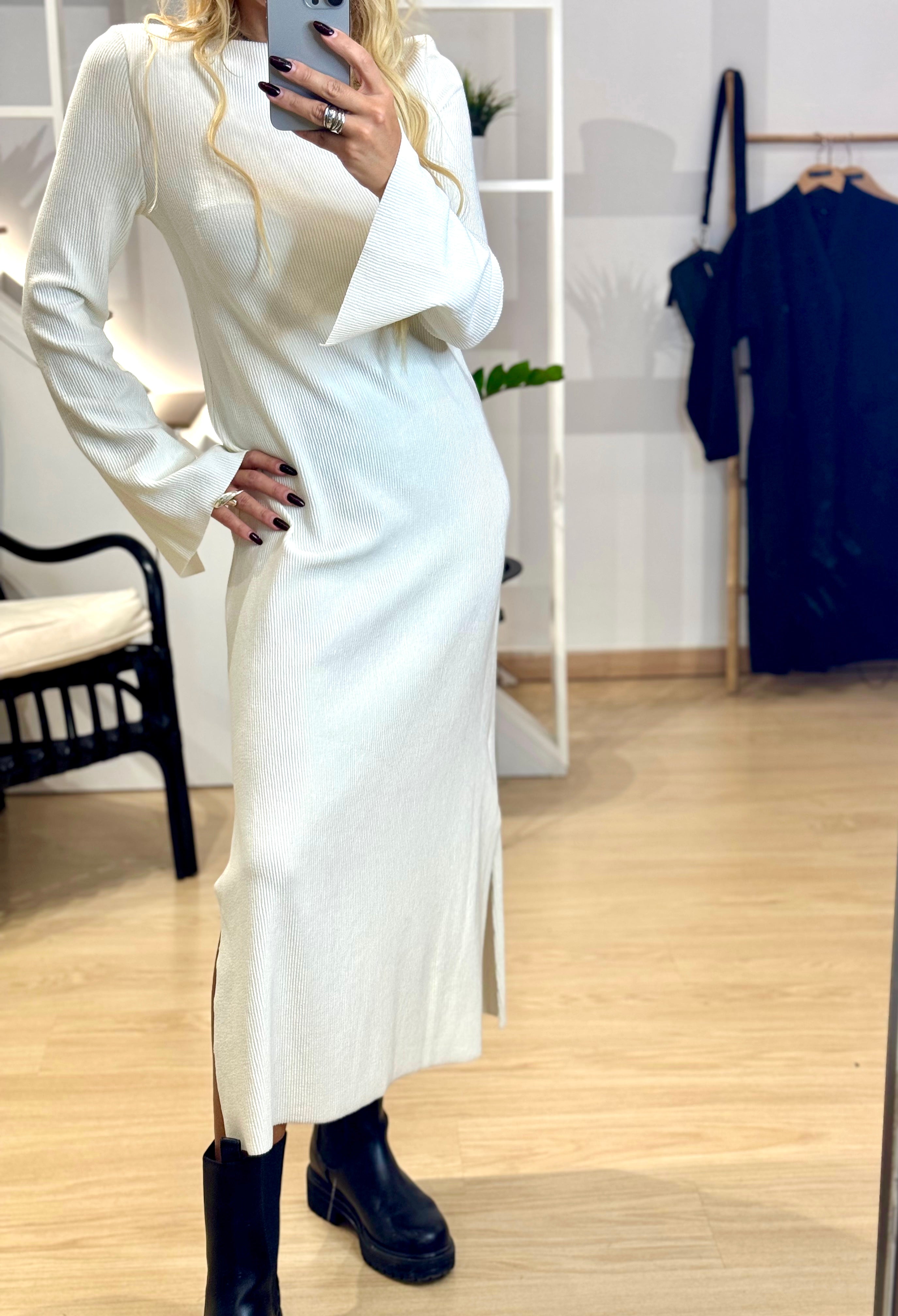 Maxi rib φόρεμα