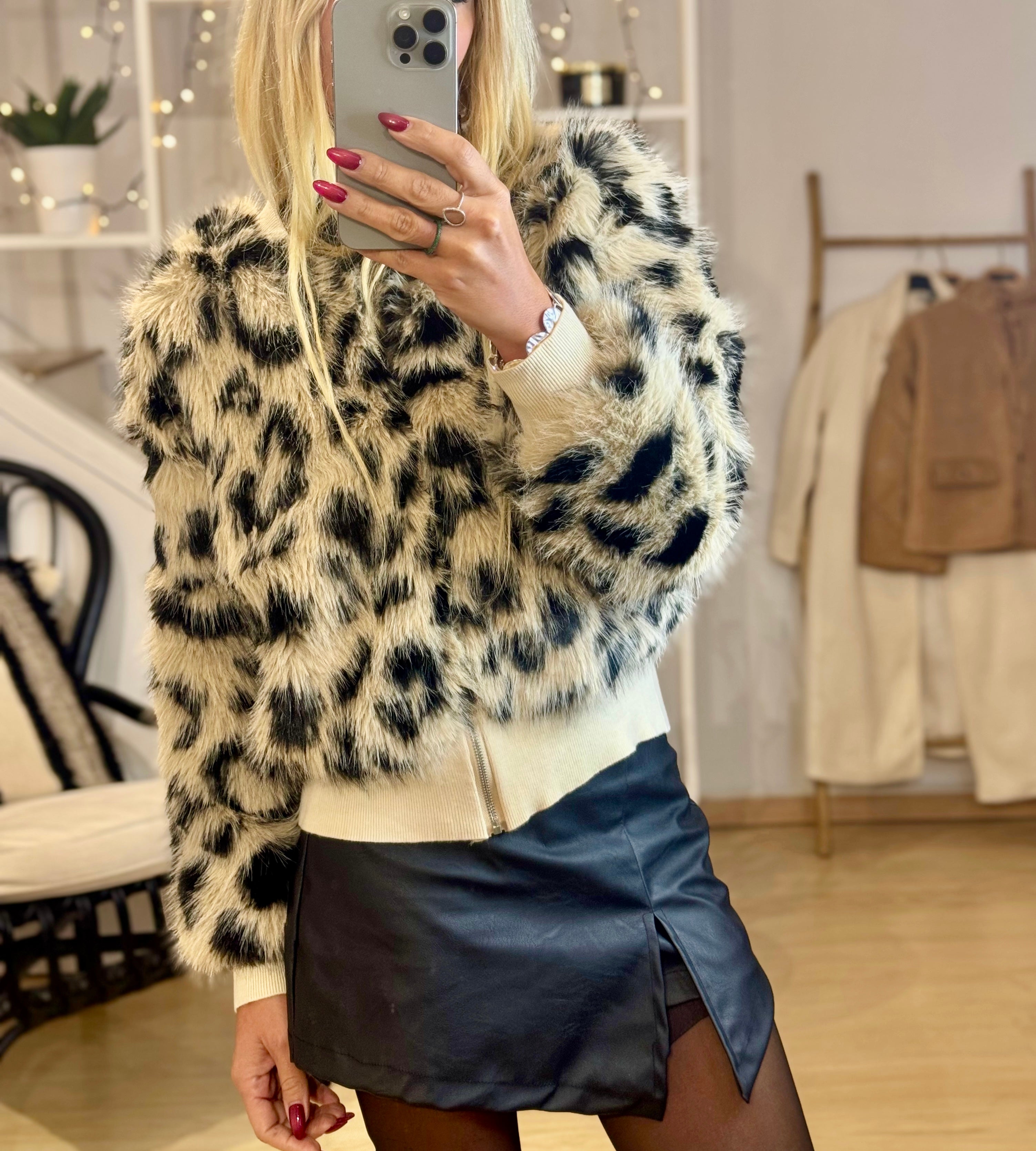 Γούνινο μπουφάν