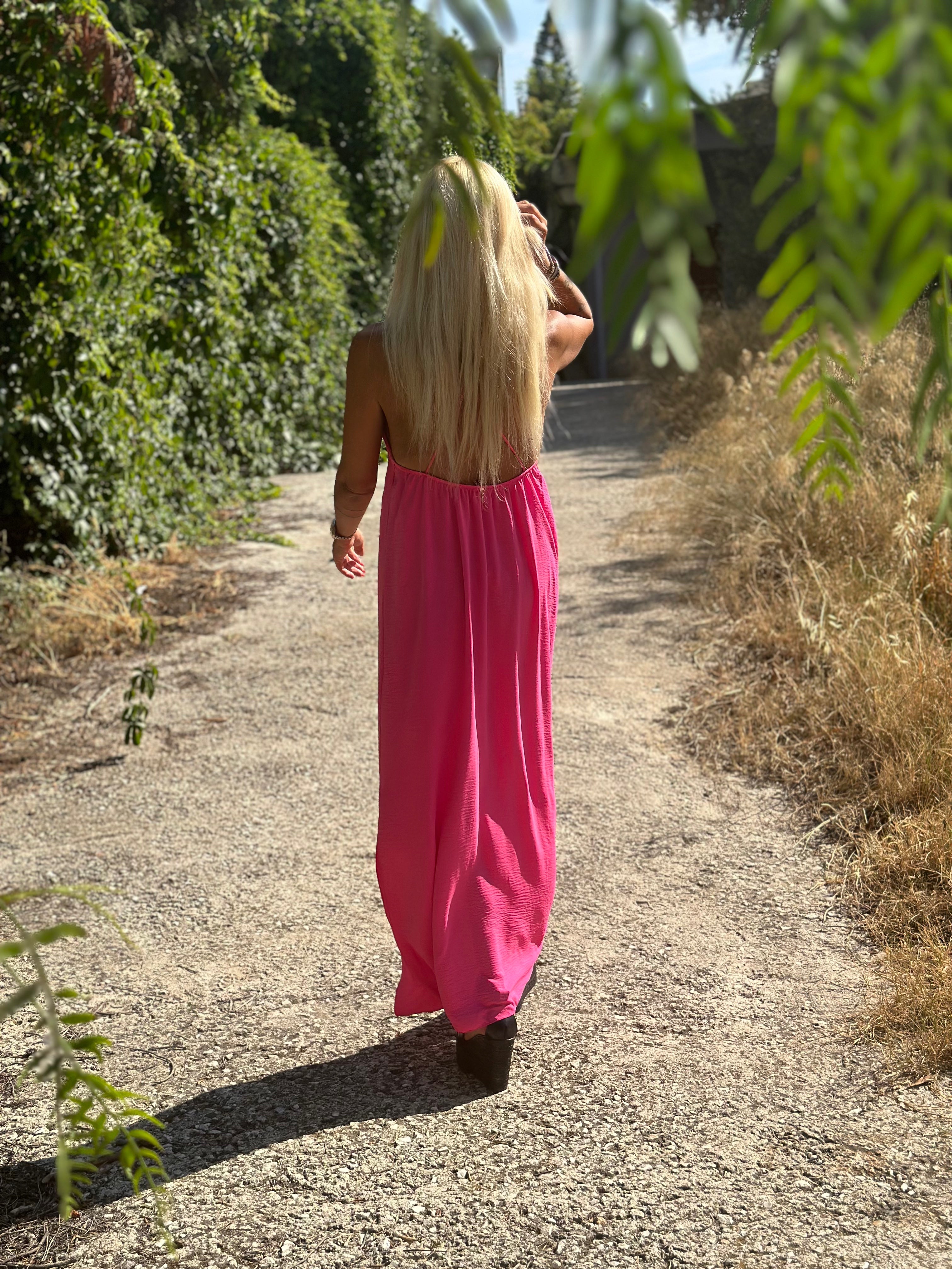 Maxi φόρεμα με σκίσιμο