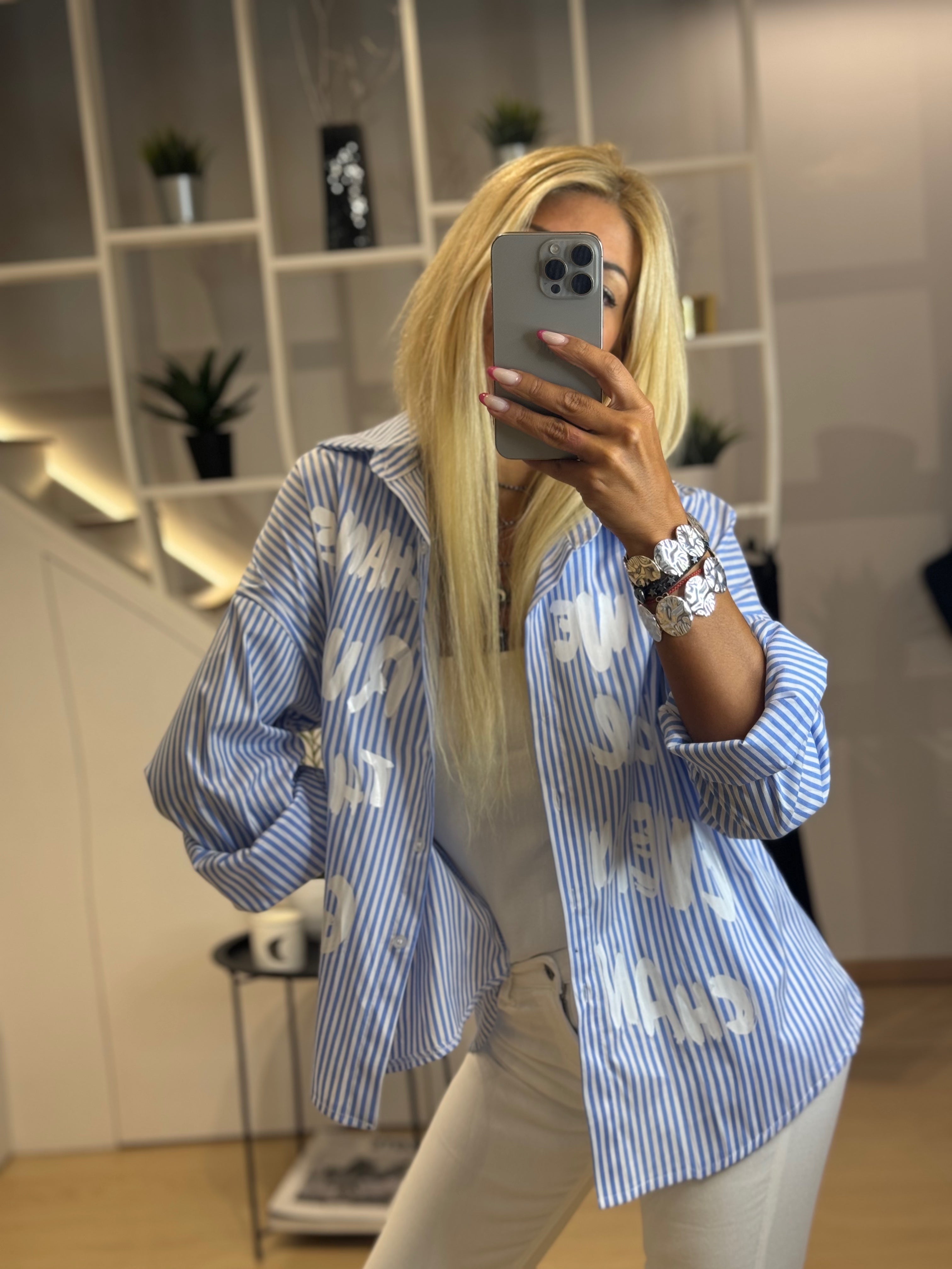 Oversized τυπωμένο μπλουζάκι