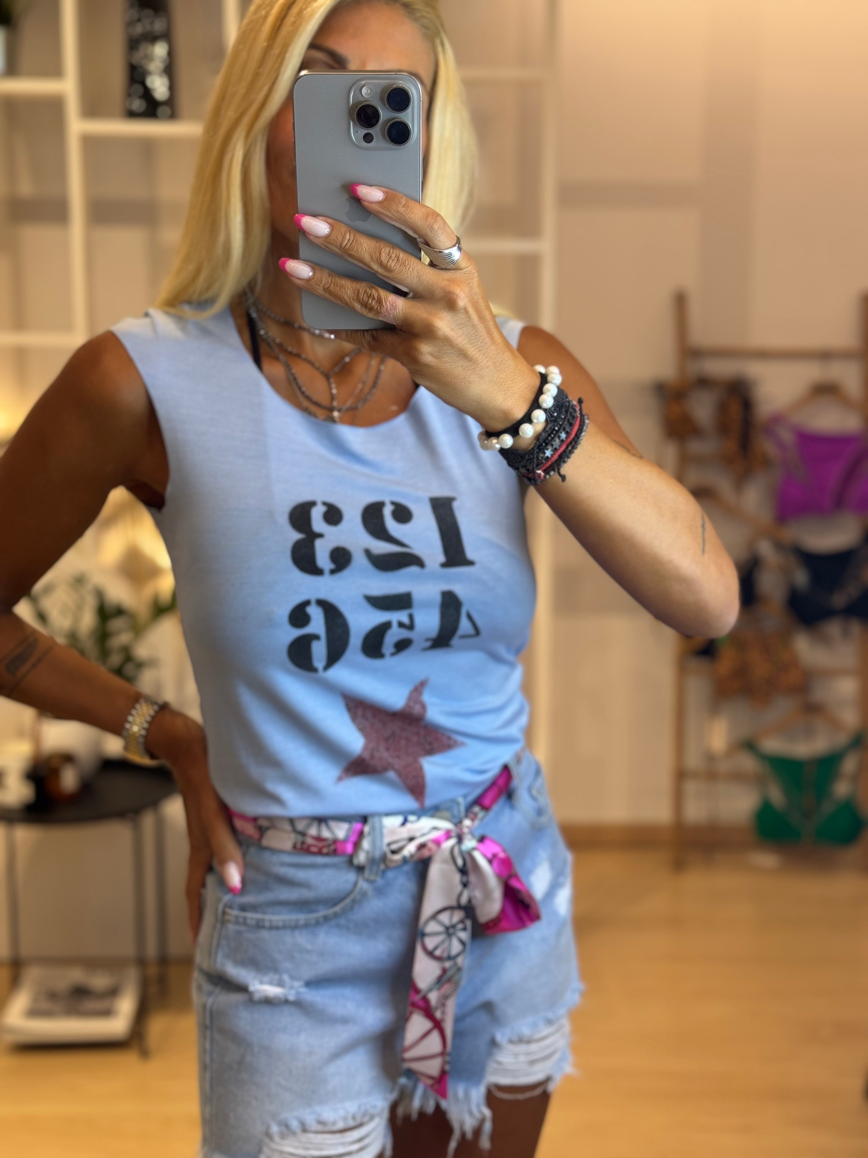 Laser cut t-shirt με αριθμούς