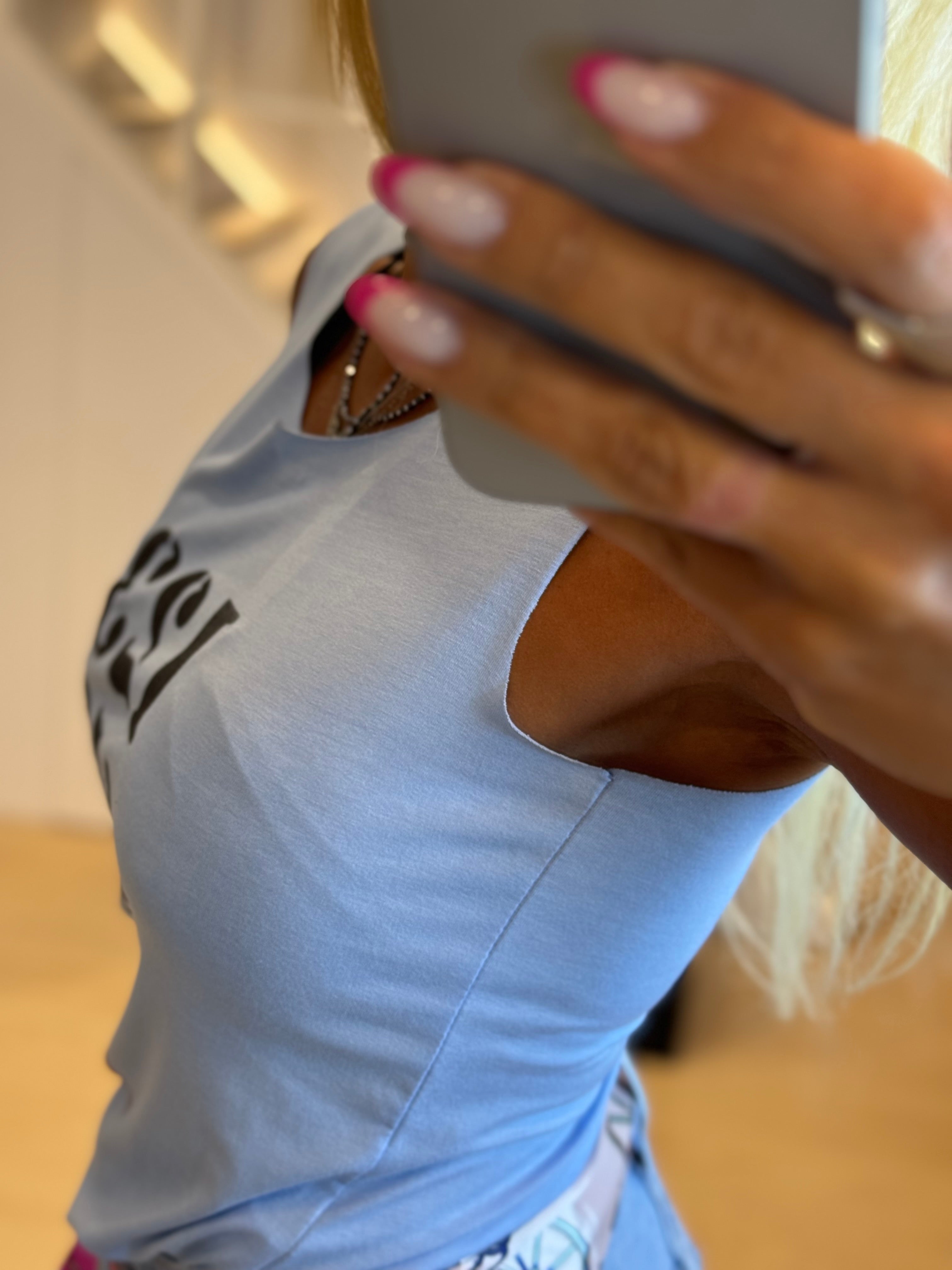 Laser cut t-shirt με αριθμούς