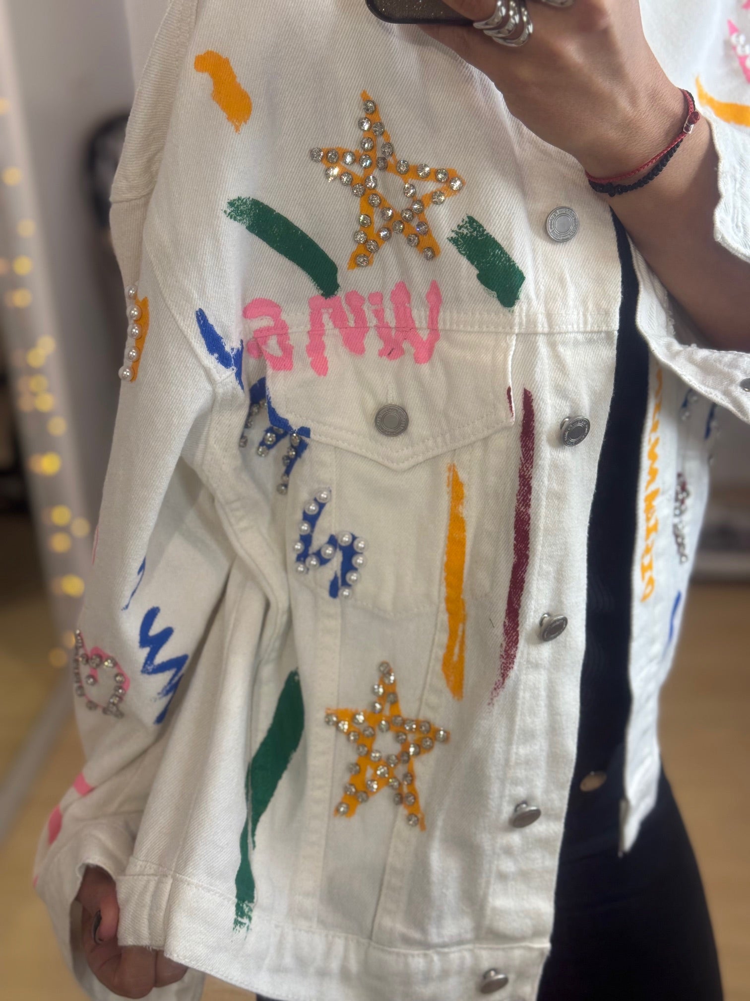 Τζην τζάκετ με patches