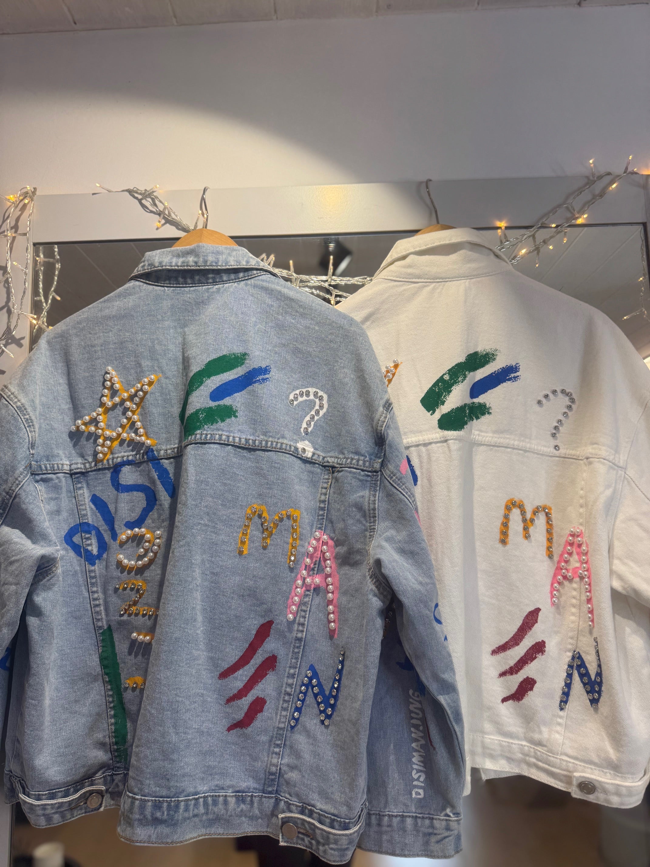 Τζην τζάκετ με patches