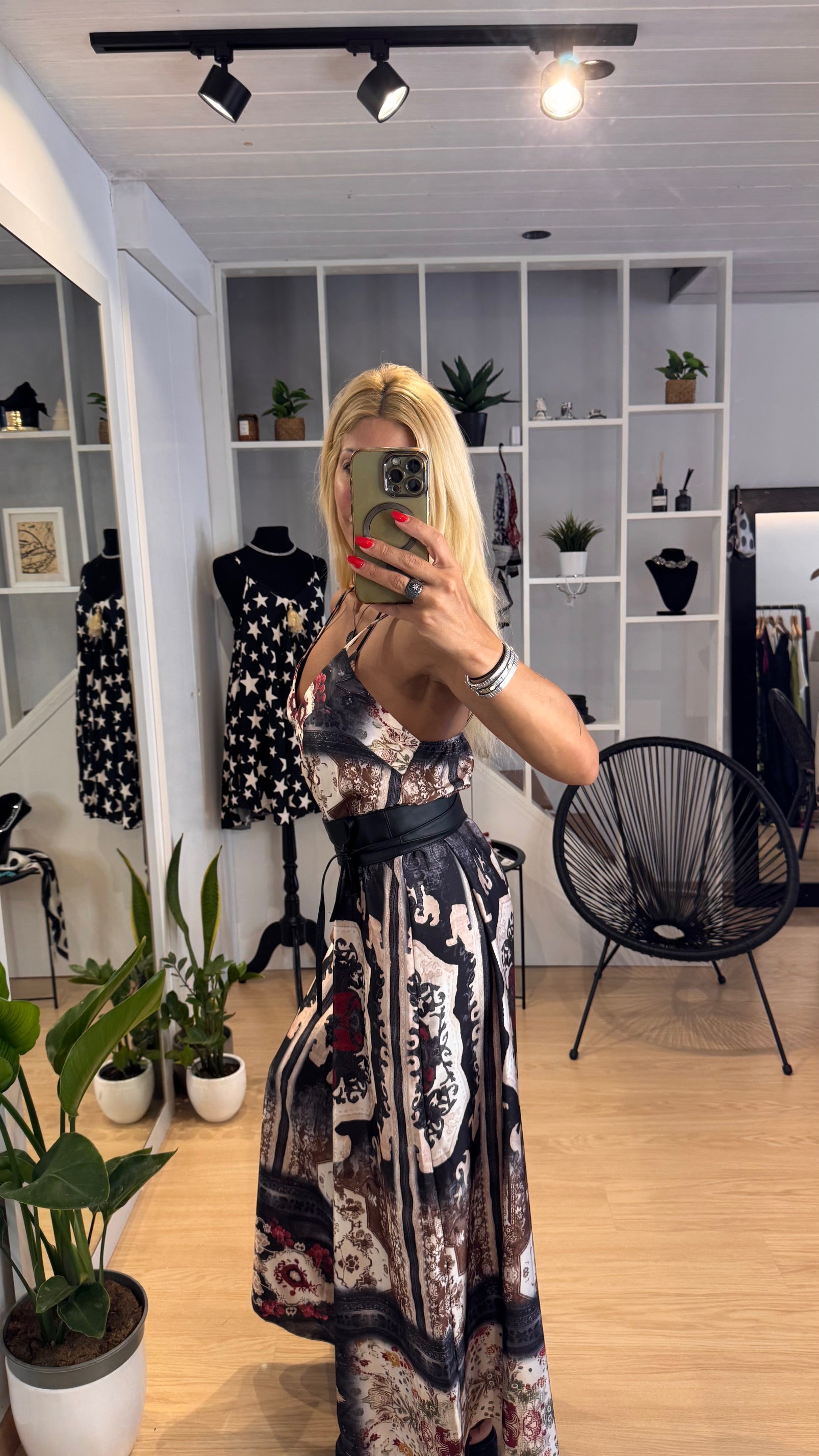 long silk jumpsuit