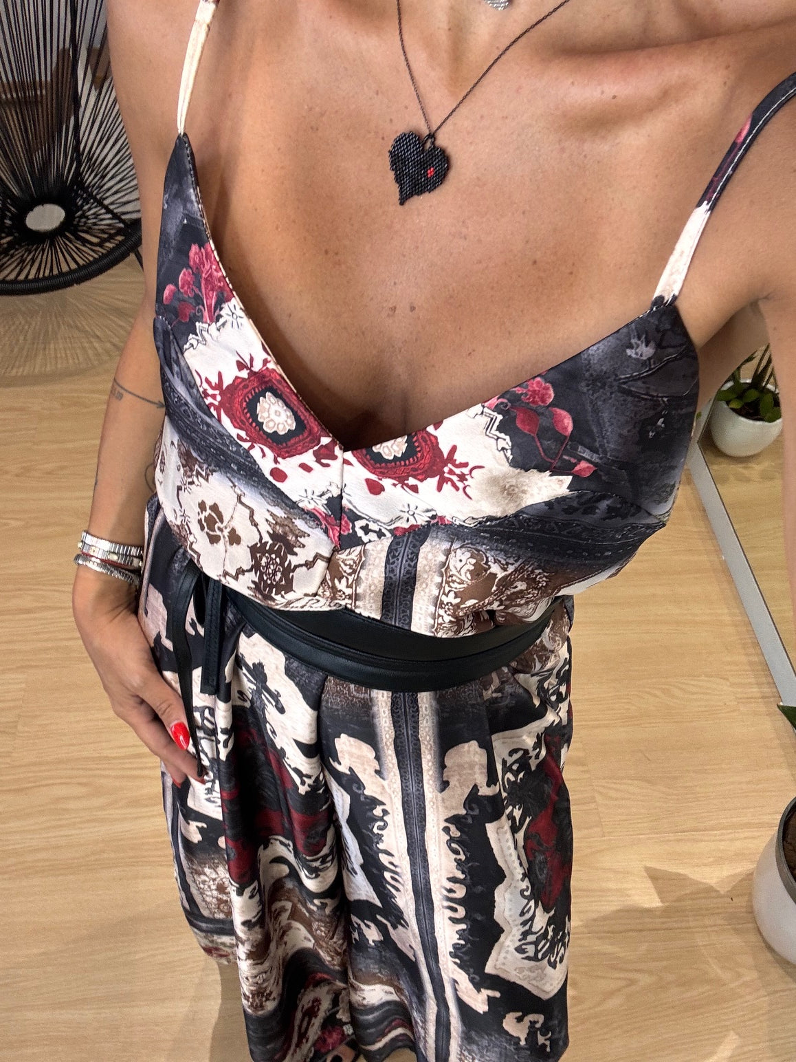 long silk jumpsuit