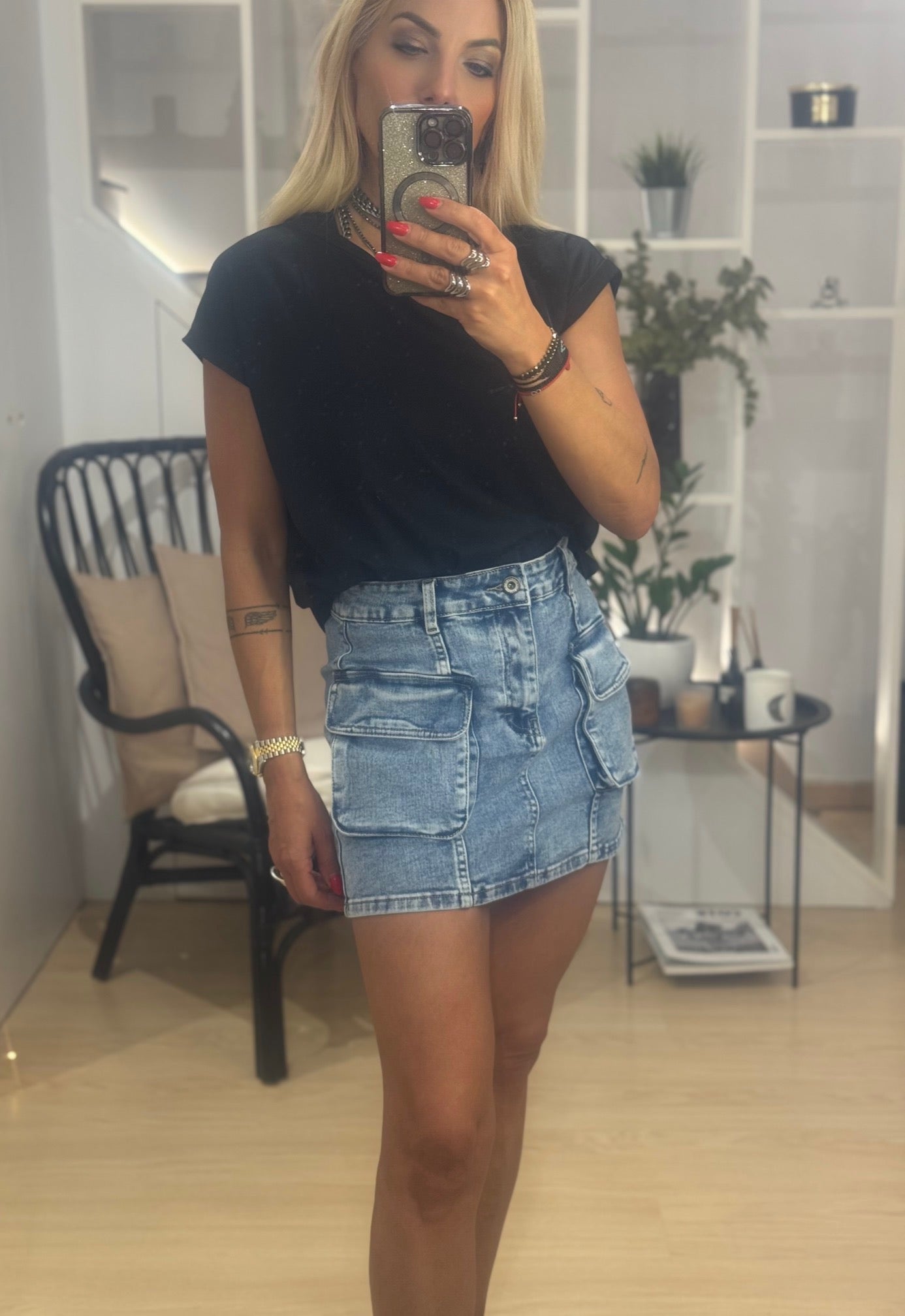 Φούστα με στρας