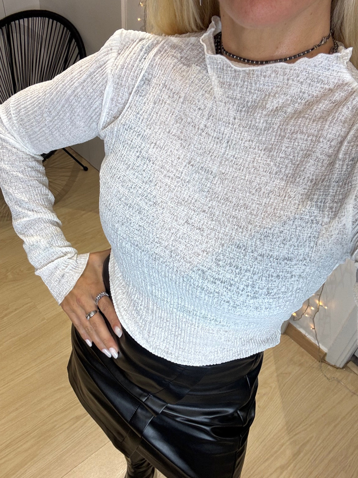 μπλούζα με ιστό αράχνης