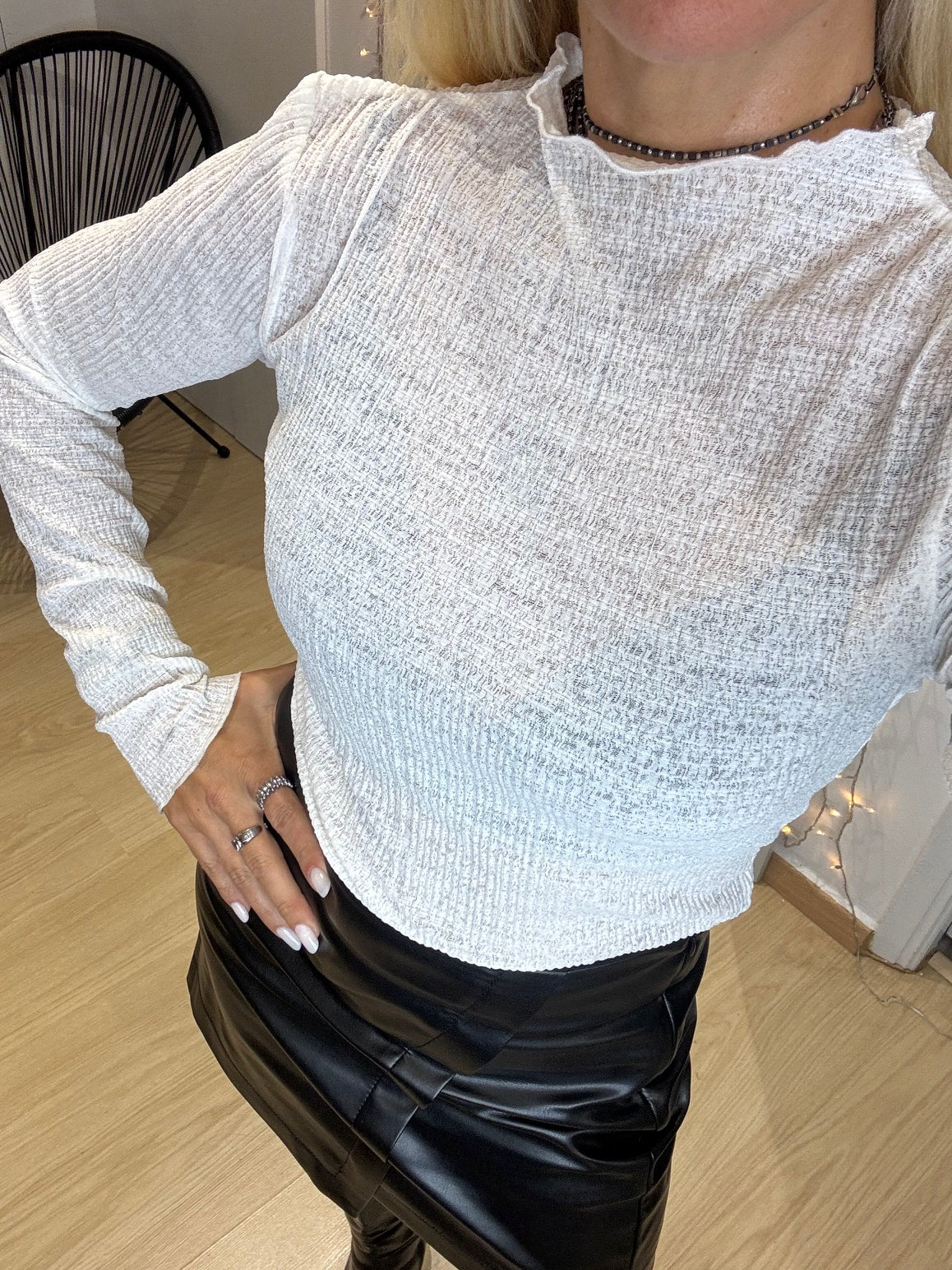 μπλούζα με ιστό αράχνης