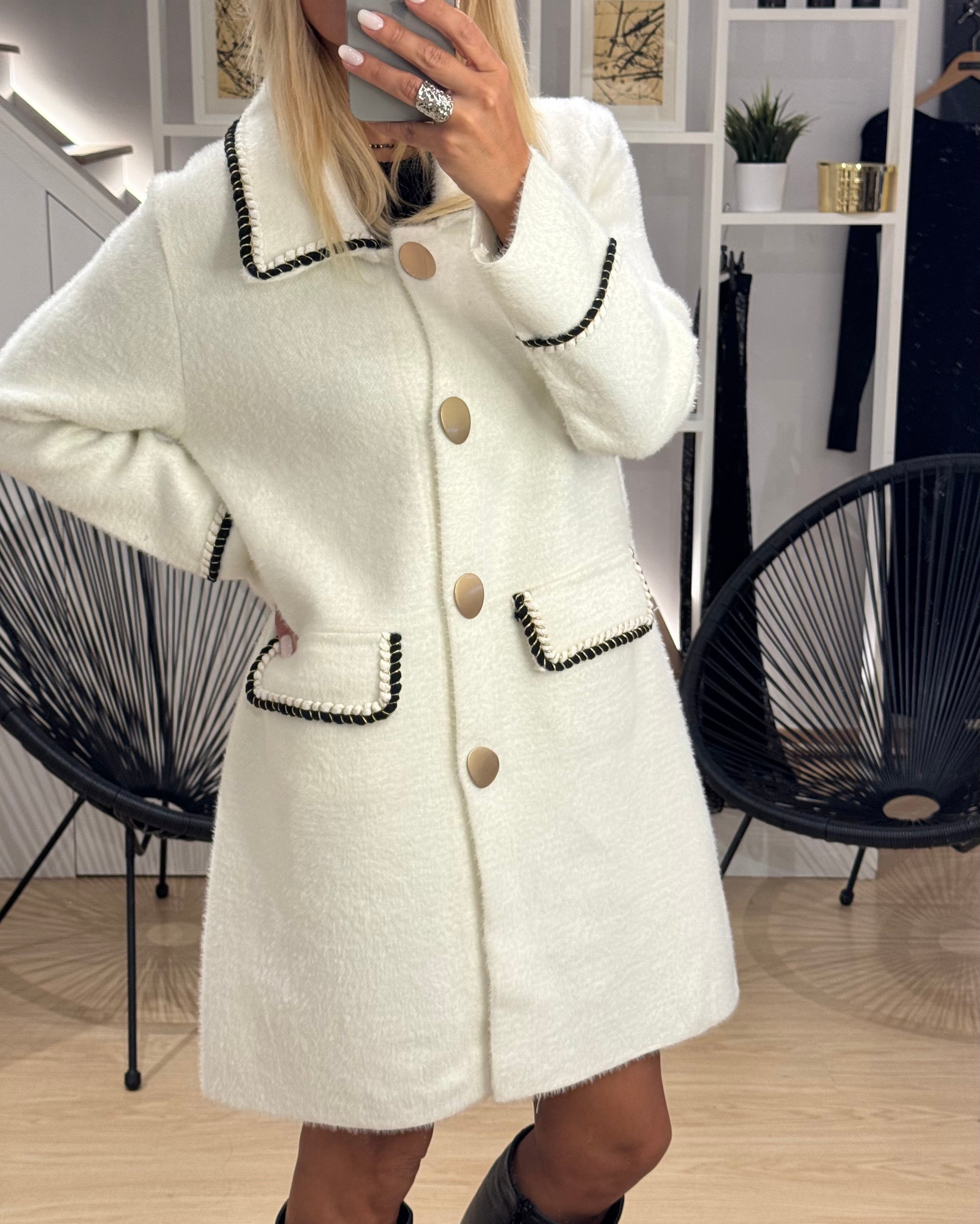 COAT WITH GOLD BUTTONS