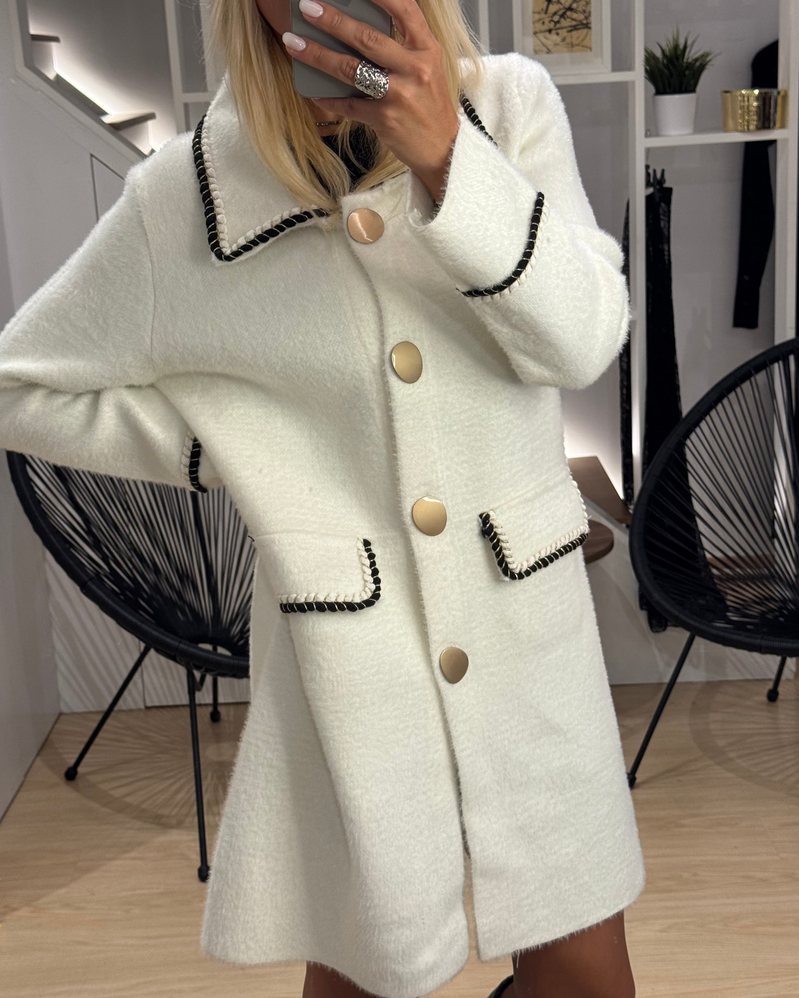 COAT WITH GOLD BUTTONS