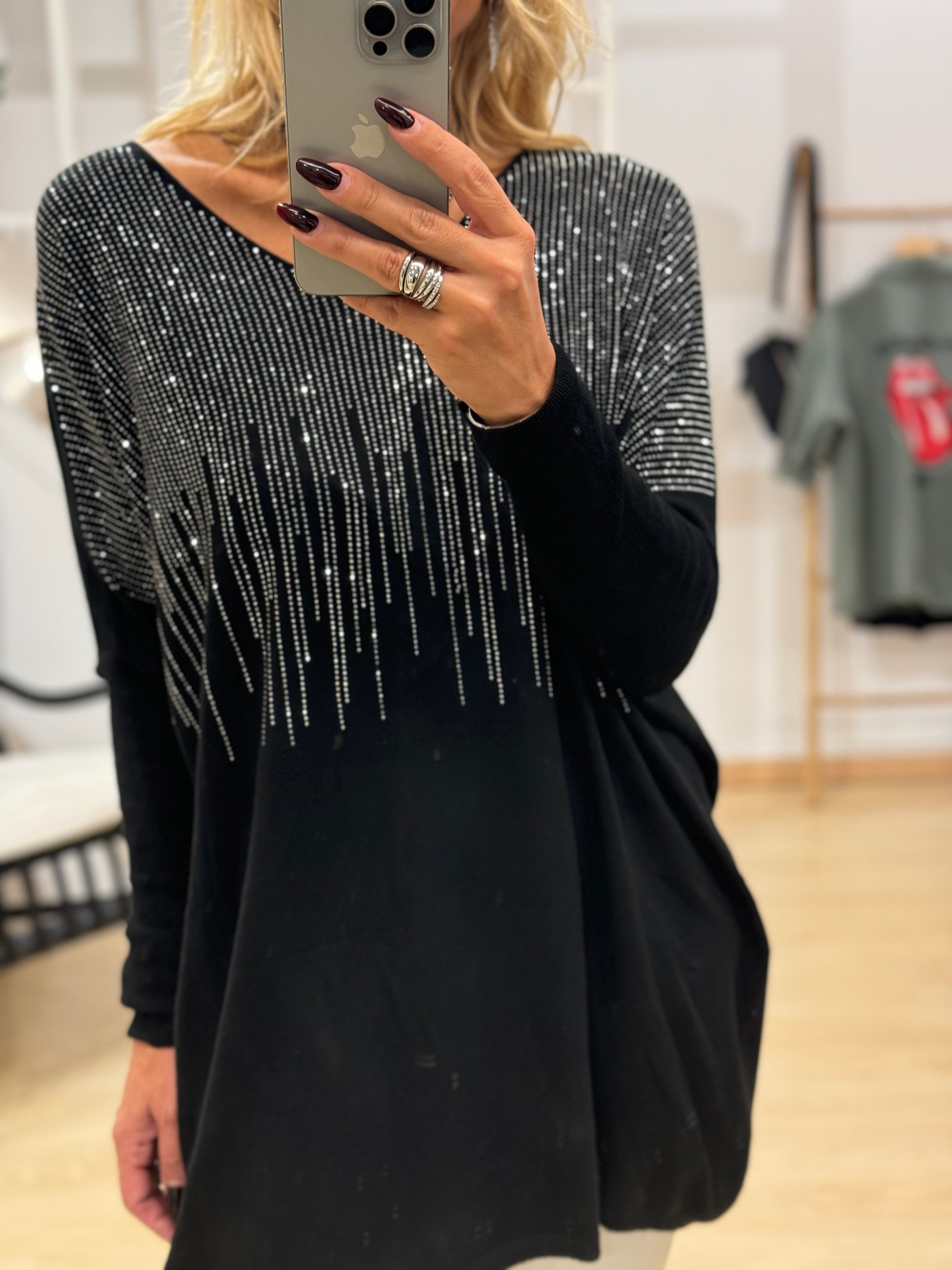 άνετη φαρδιά μπλούζα