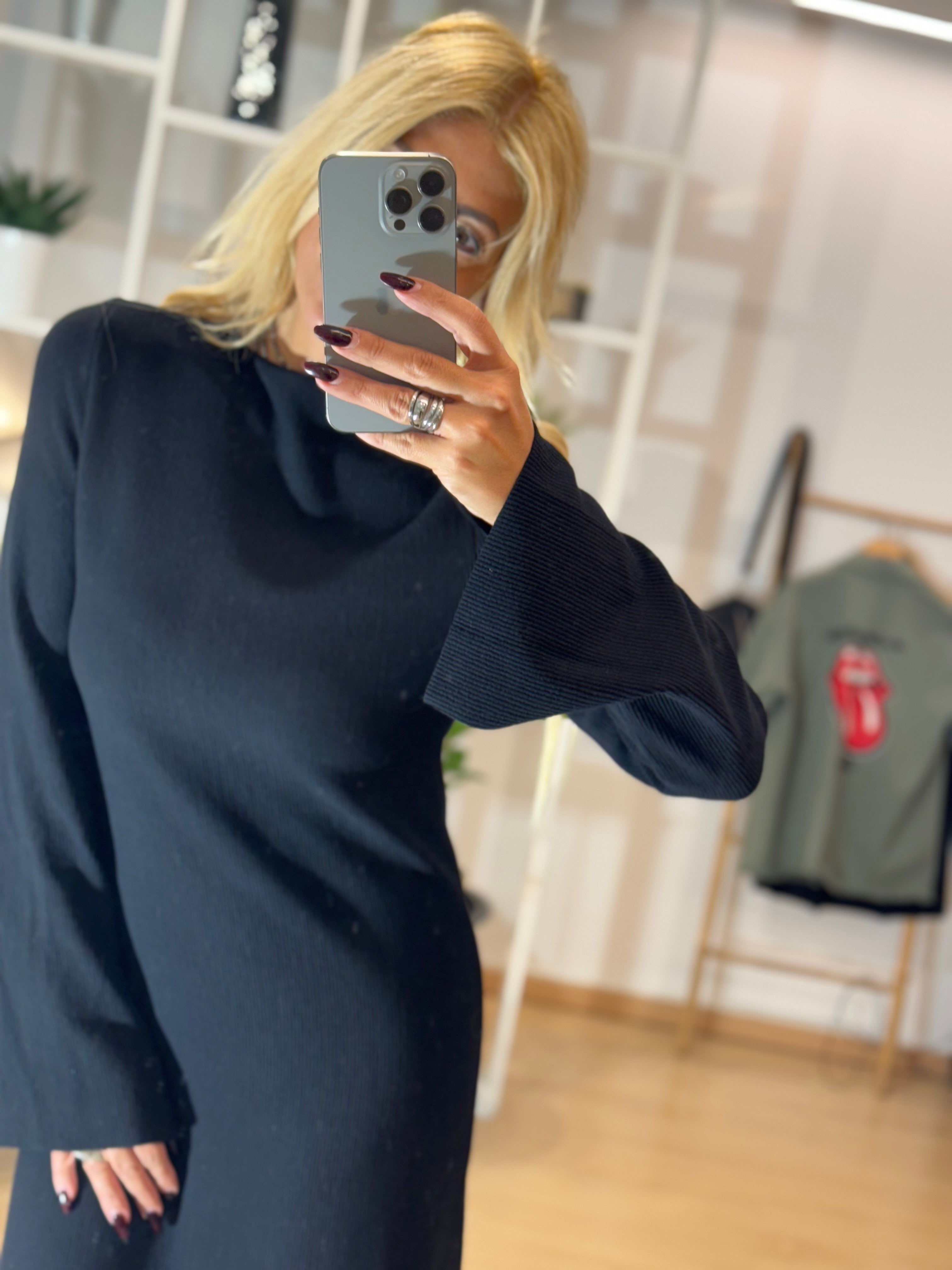 Maxi rib φόρεμα