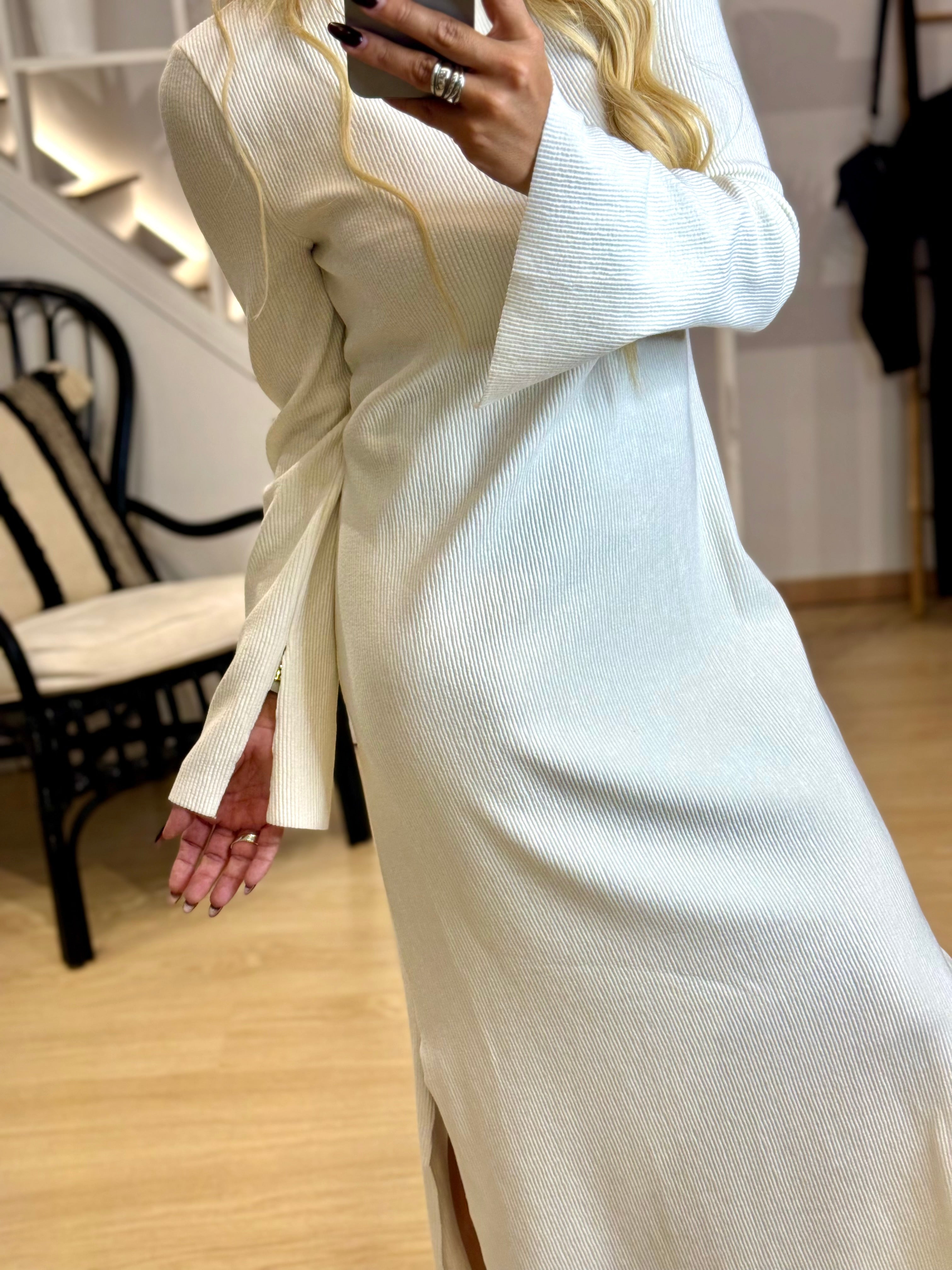 Maxi rib φόρεμα