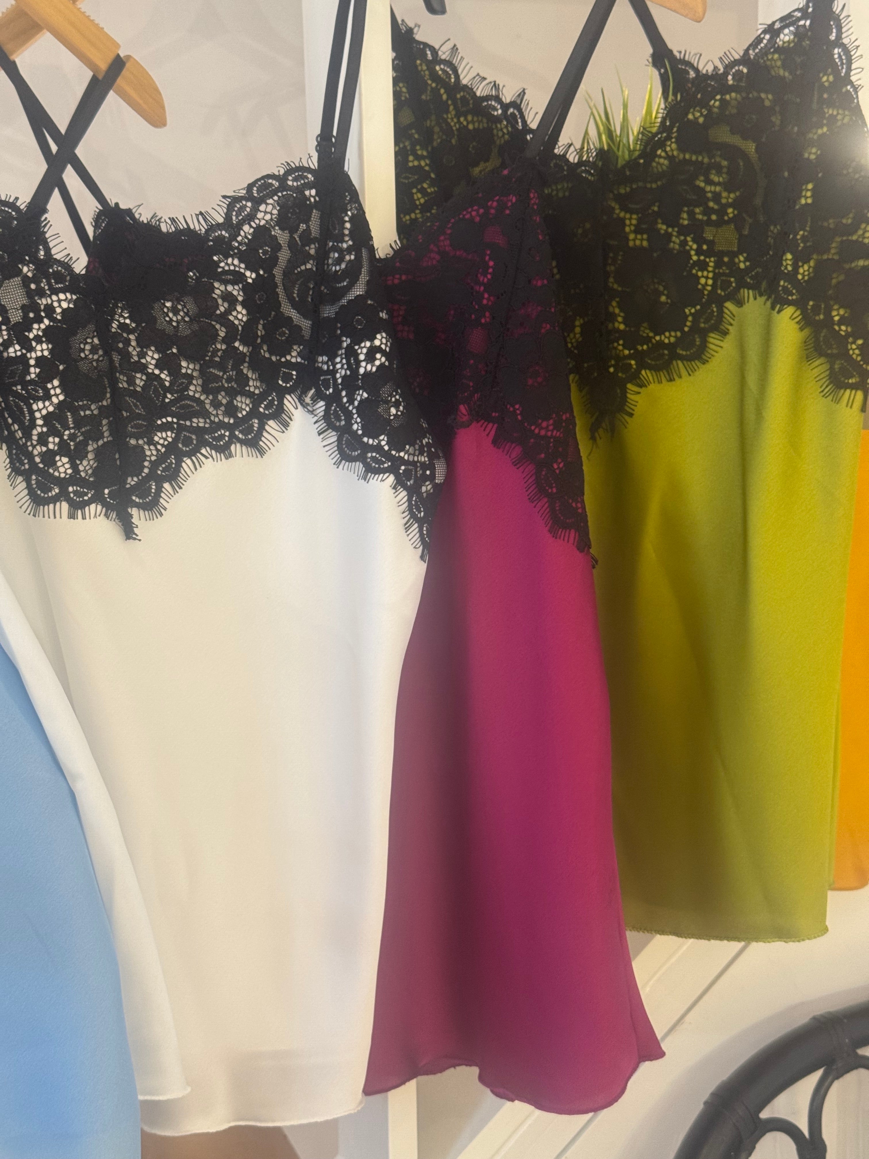 LINGERIE TOP WITH LACE