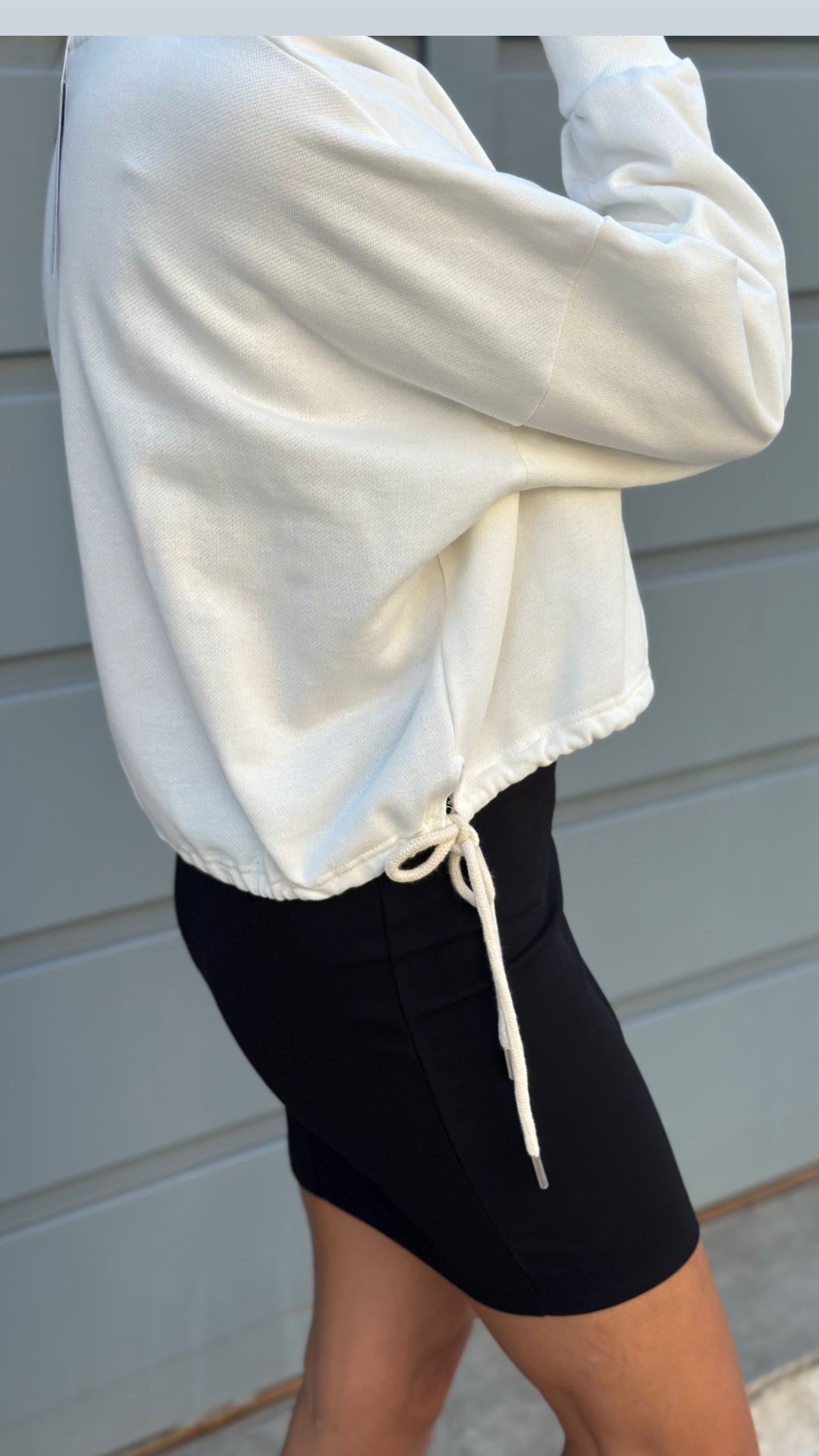 Sweatshirt With Side Laces