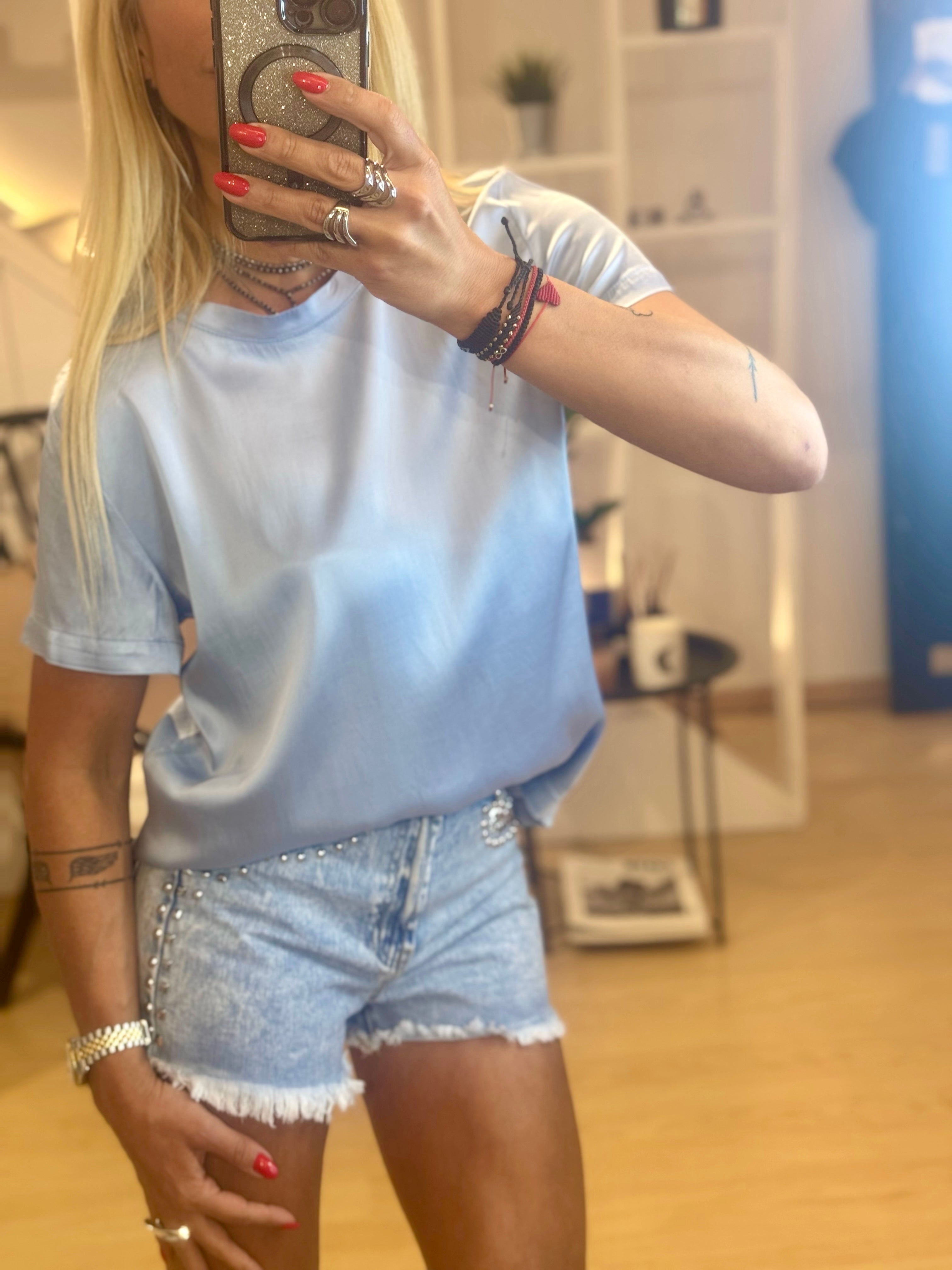 SATIN BLOUSE