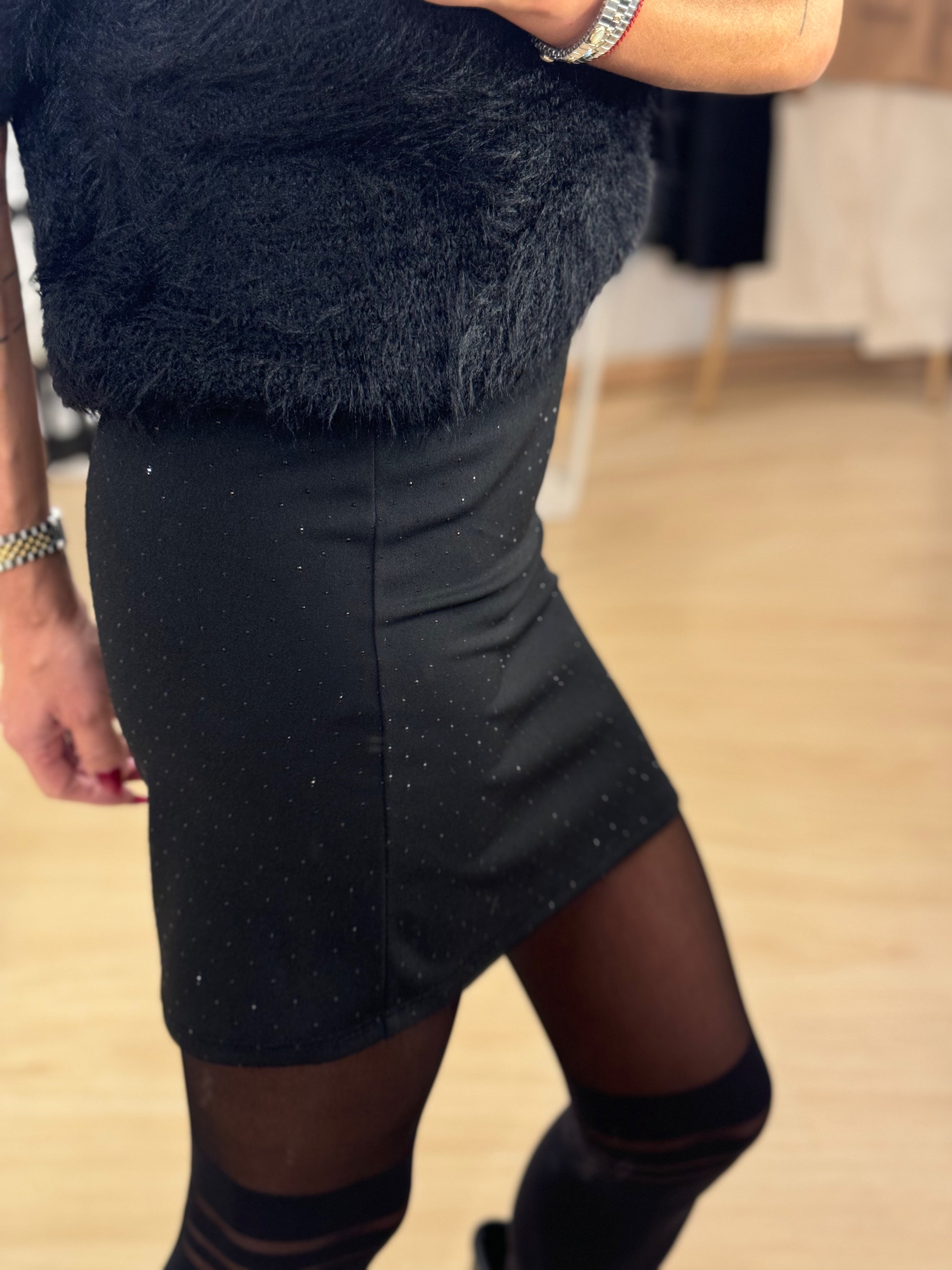 Skirt with Strass