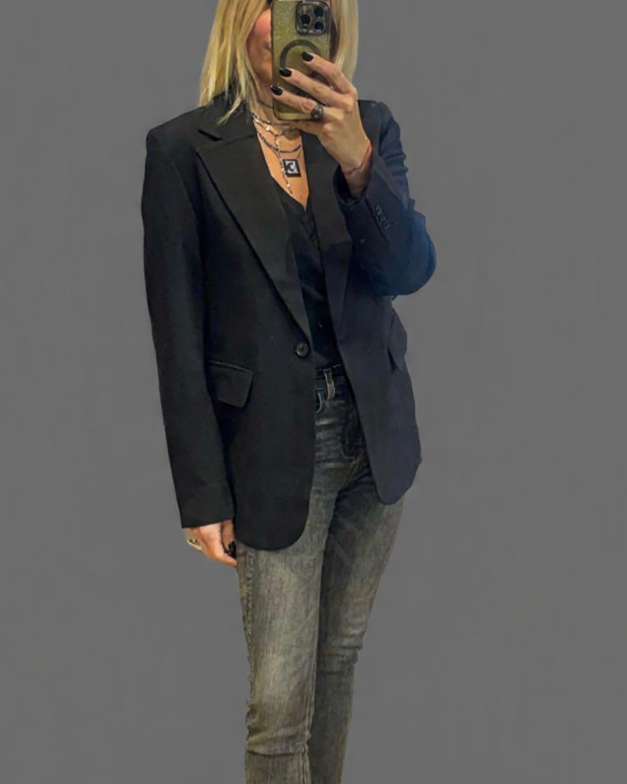 Long Blazer Basic Blazer