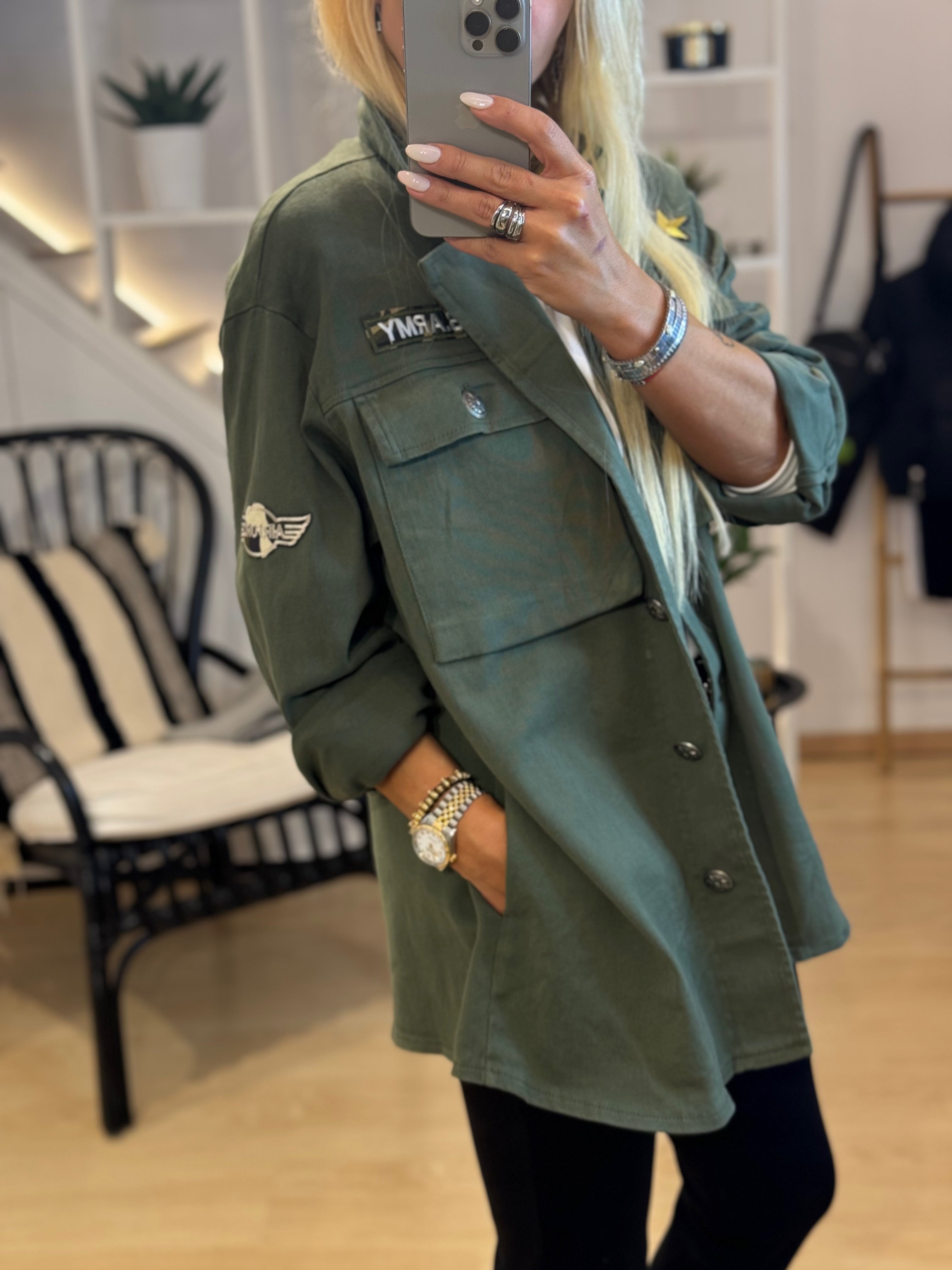 Oversized army jacket