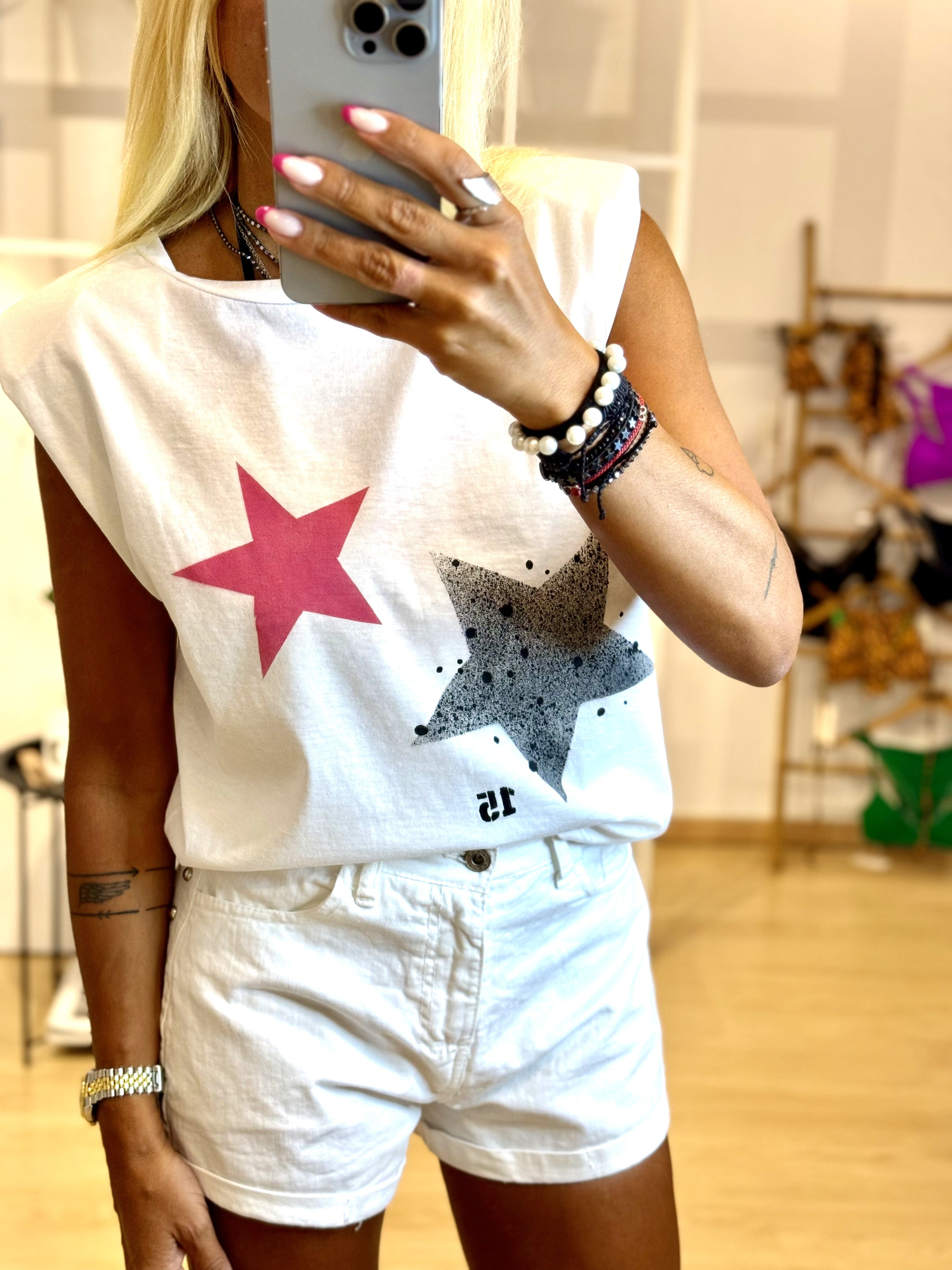 T-Shirt with Stars