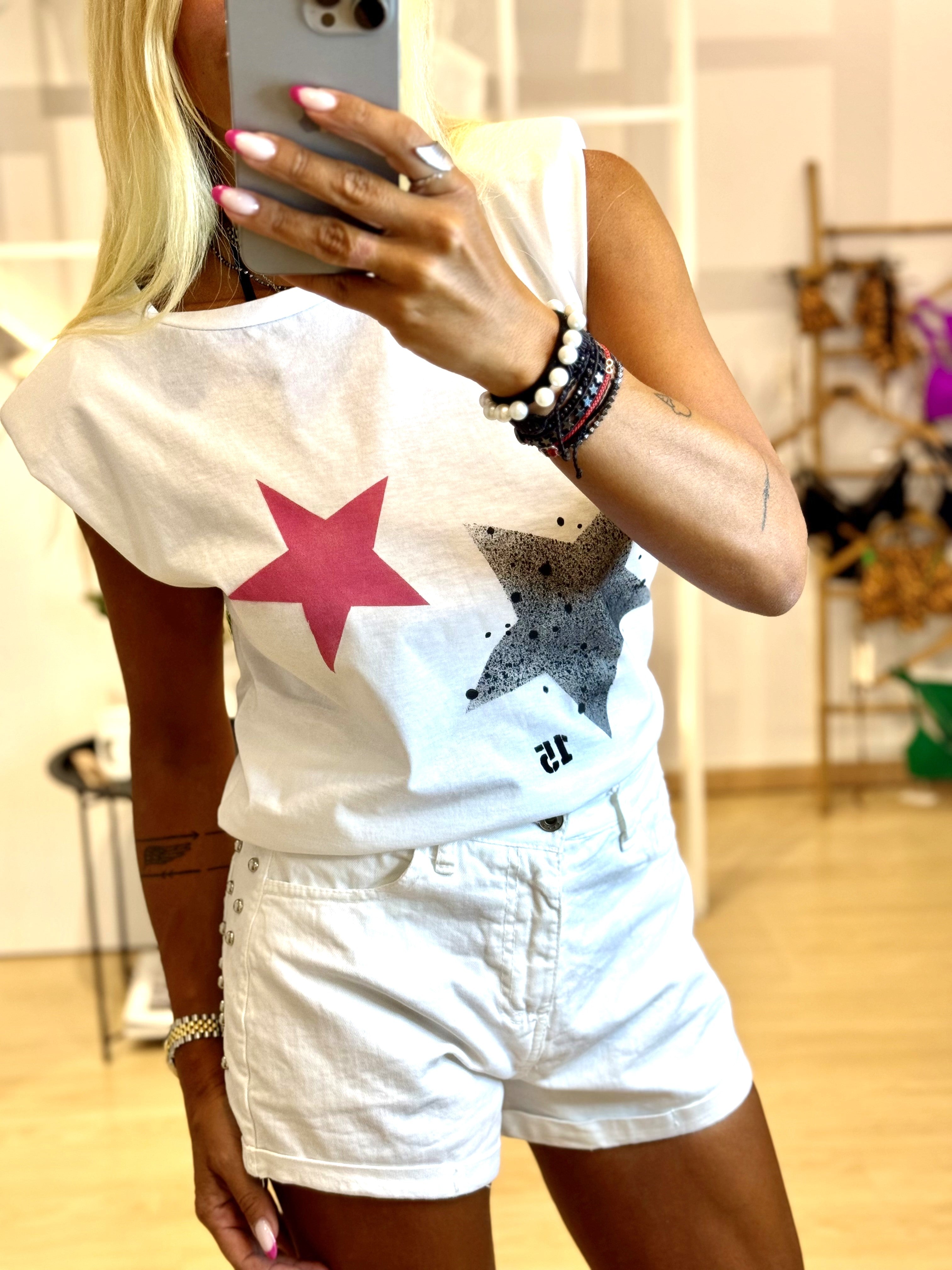 T-Shirt with Stars