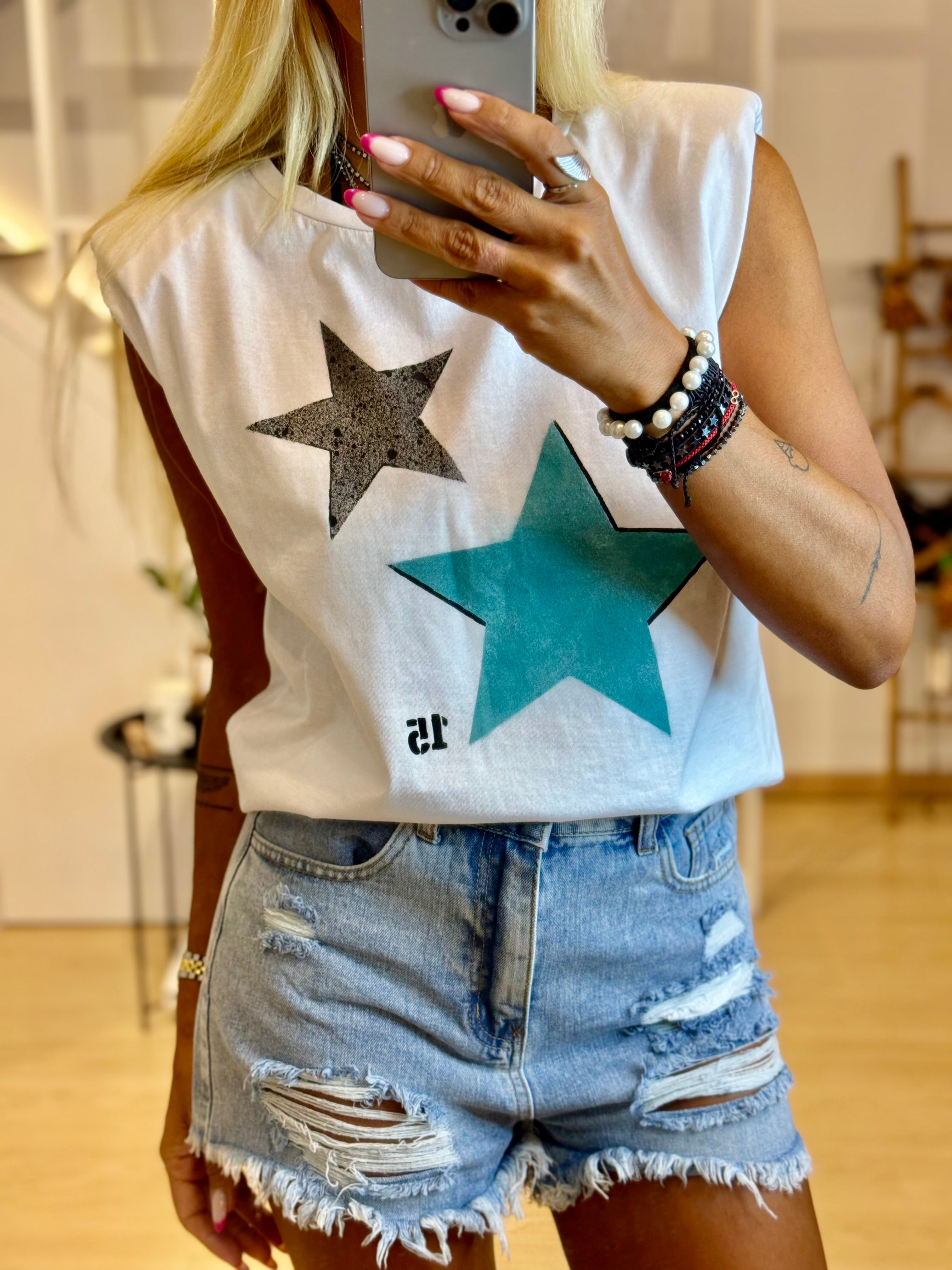 T-Shirt with Stars