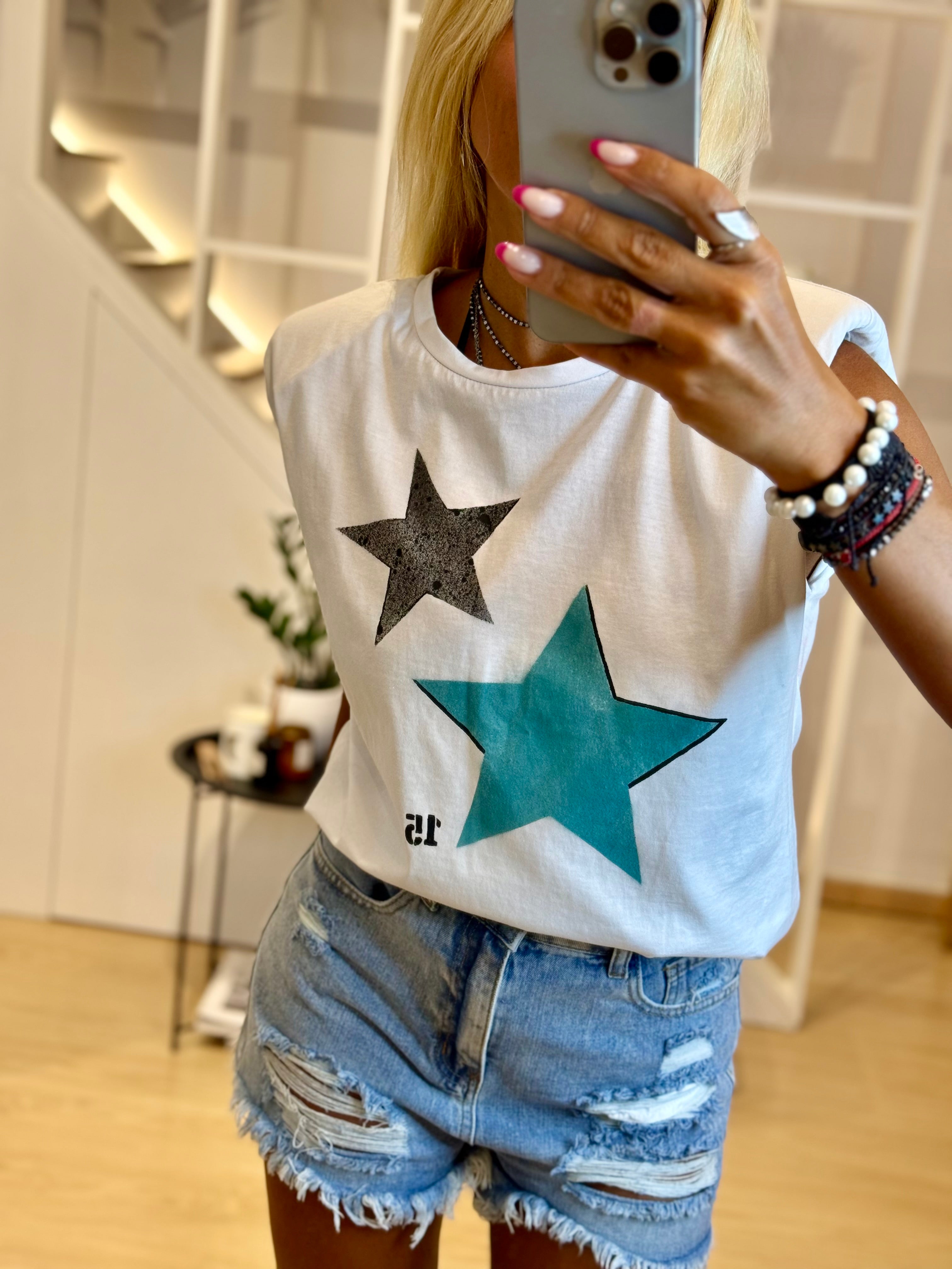 T-Shirt with Stars