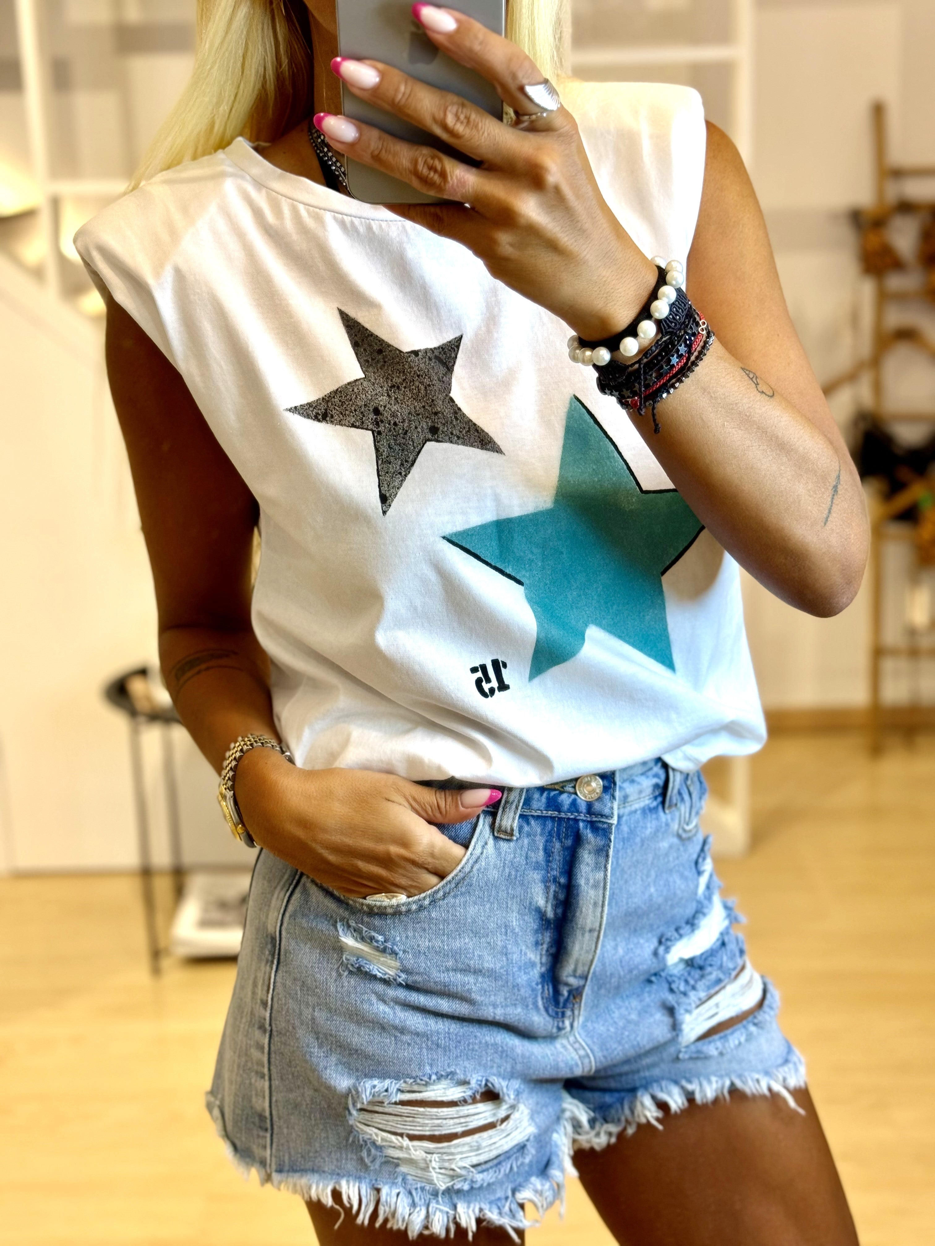 T-Shirt with Stars