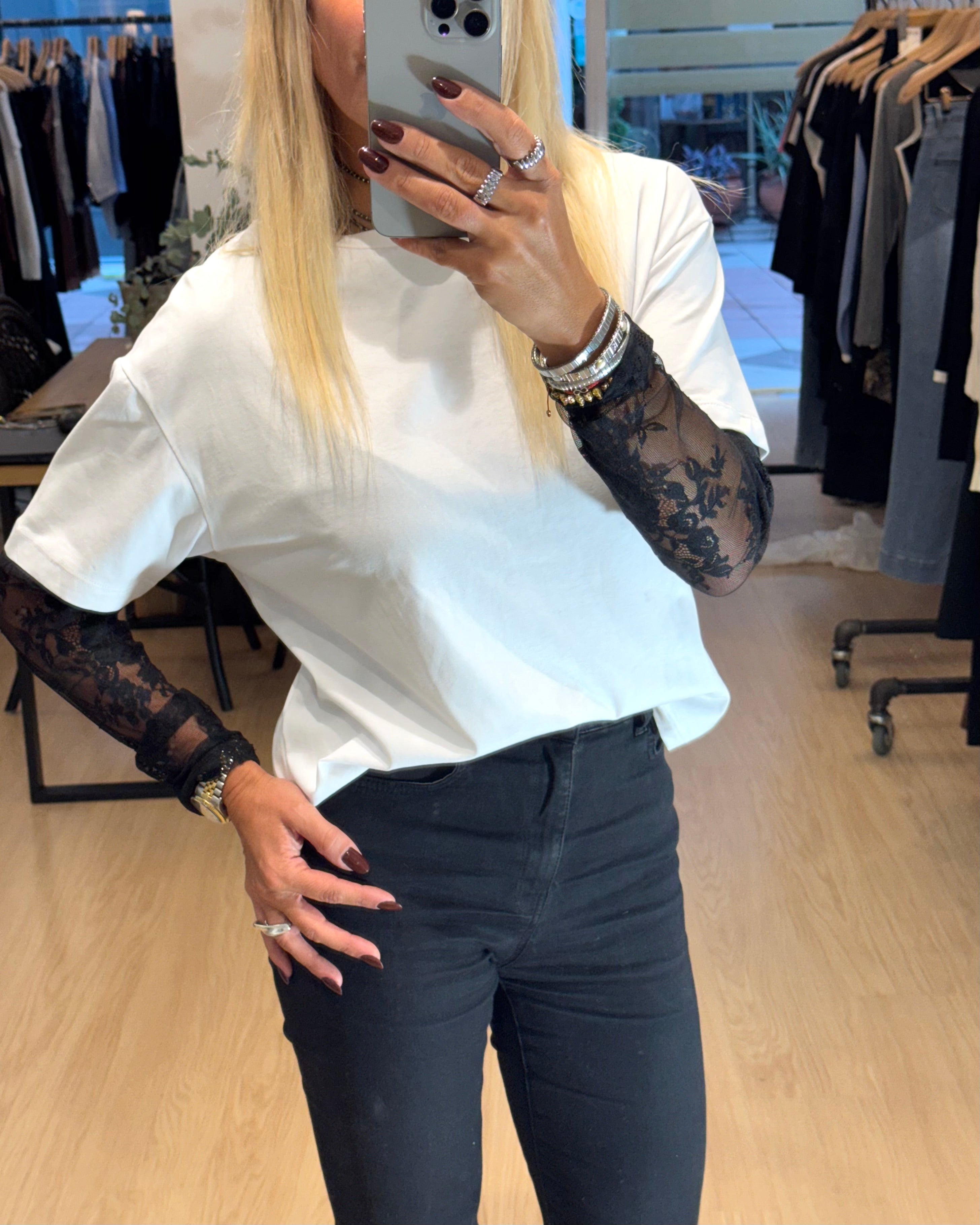 Elastic Jean Trouser