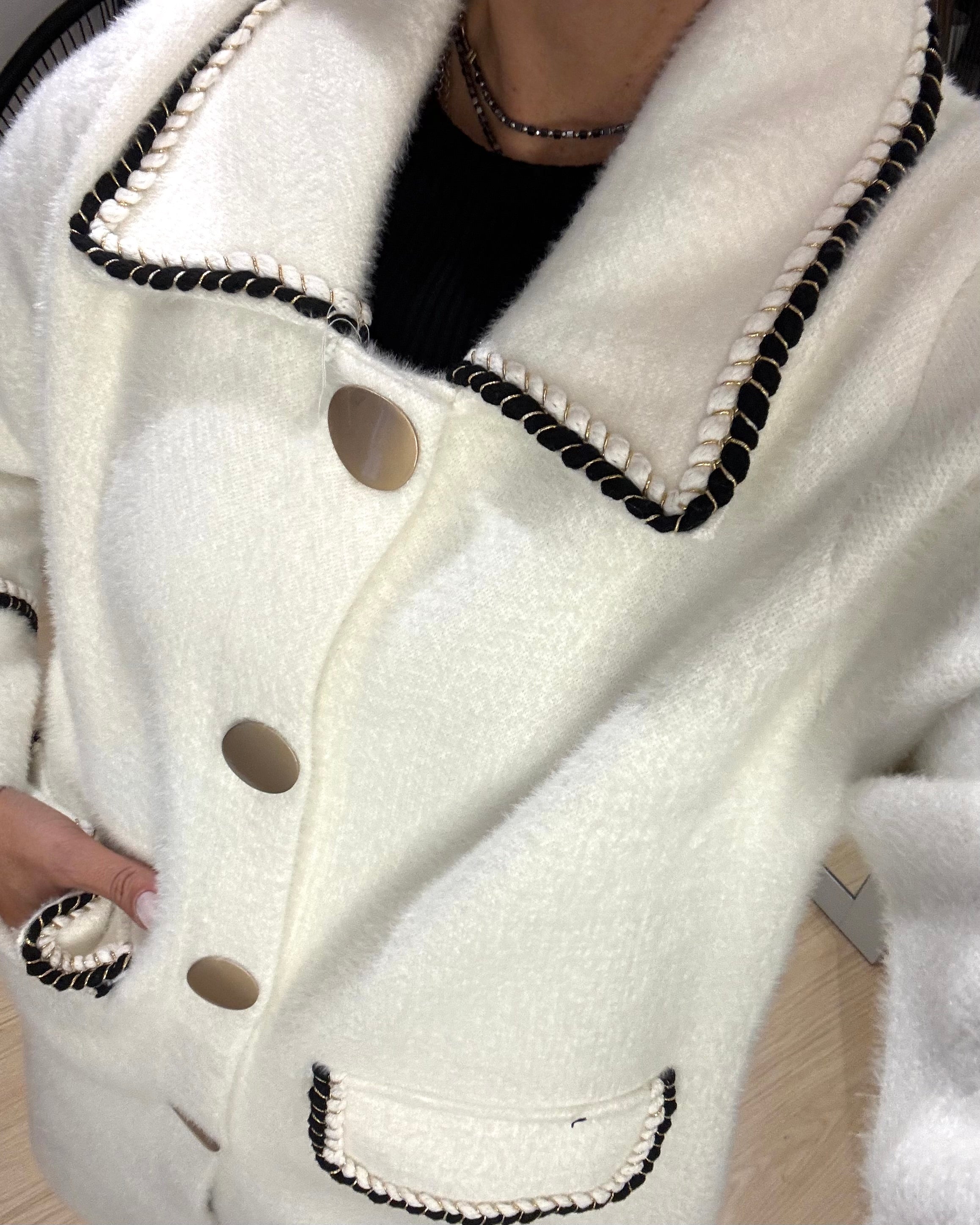 COAT WITH GOLD BUTTONS