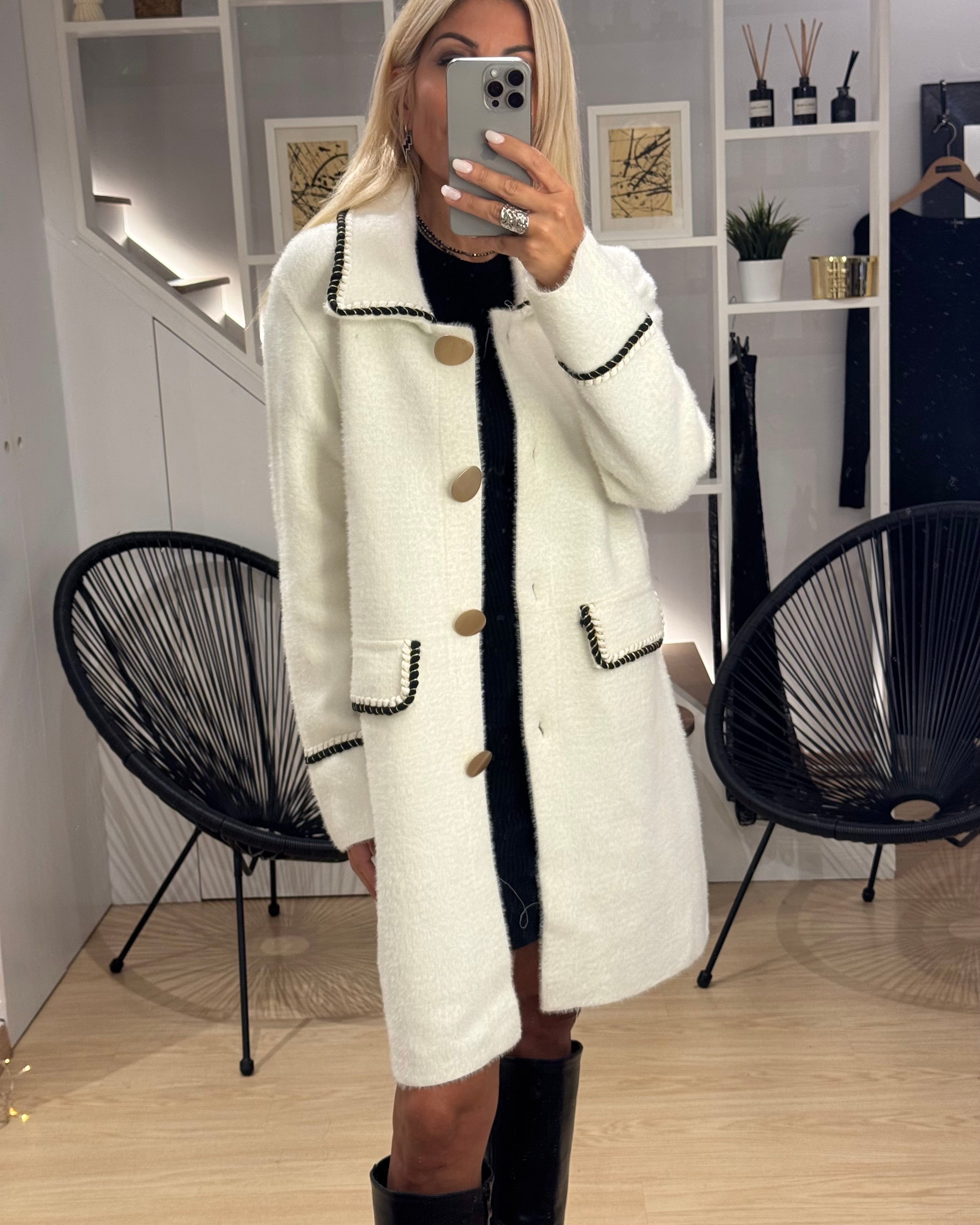 COAT WITH GOLD BUTTONS