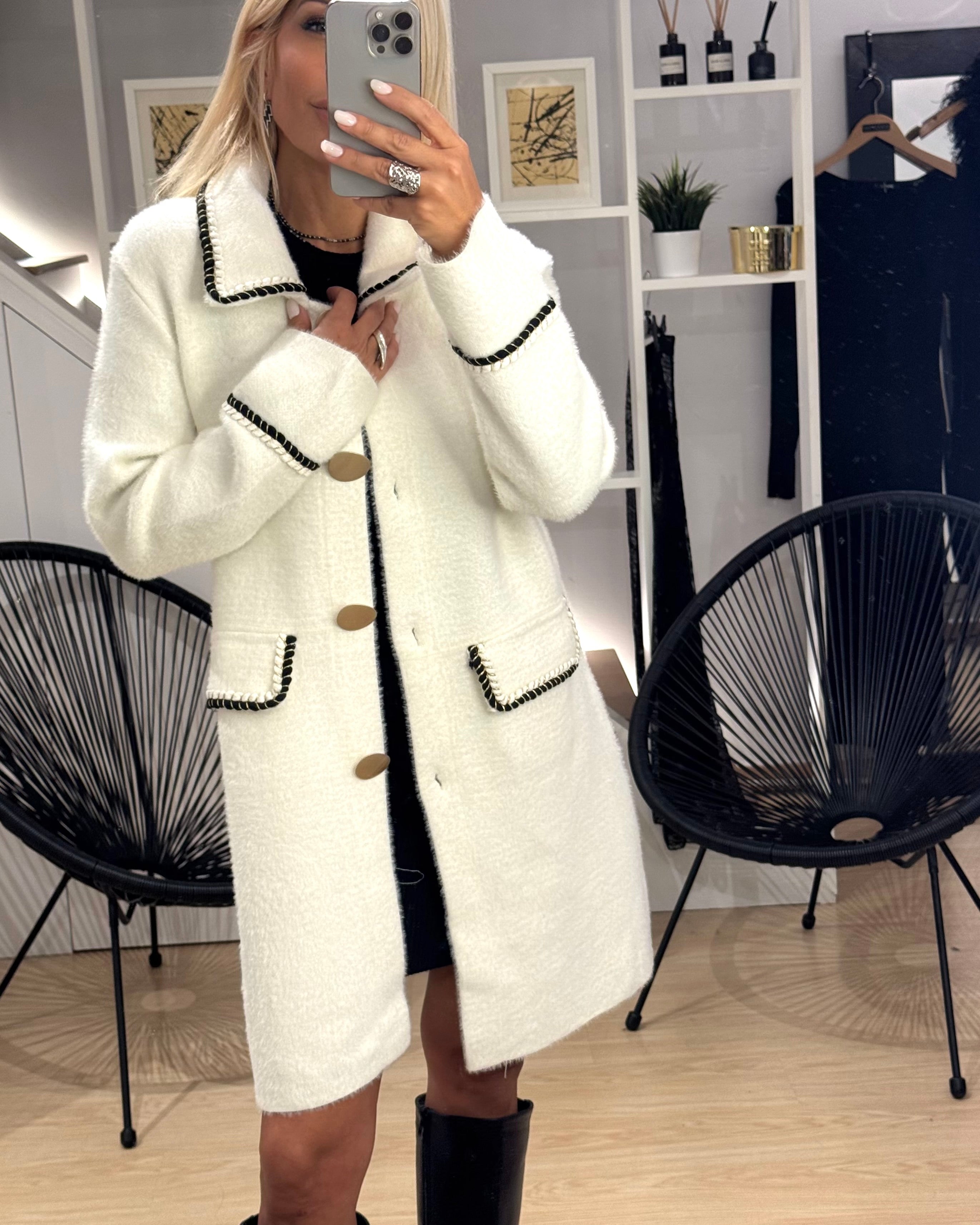 COAT WITH GOLD BUTTONS