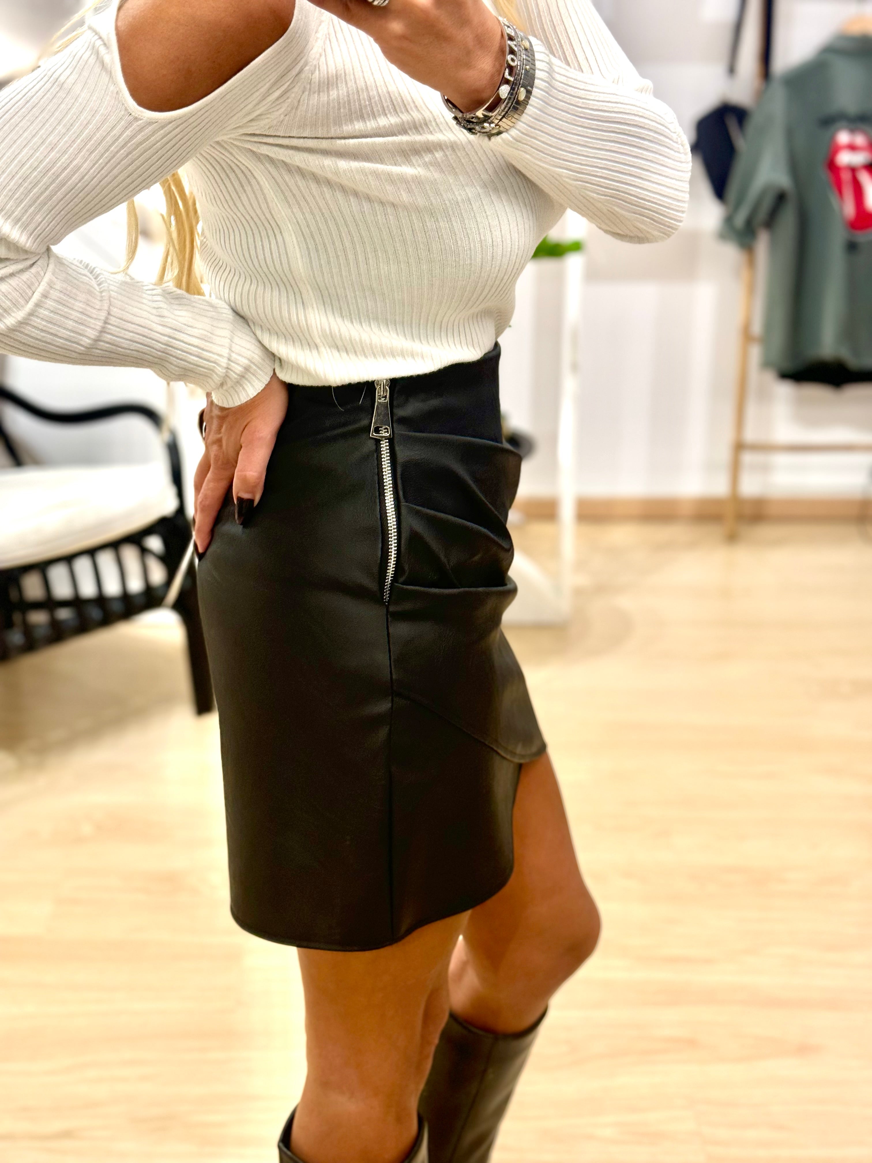 Leather Skirt