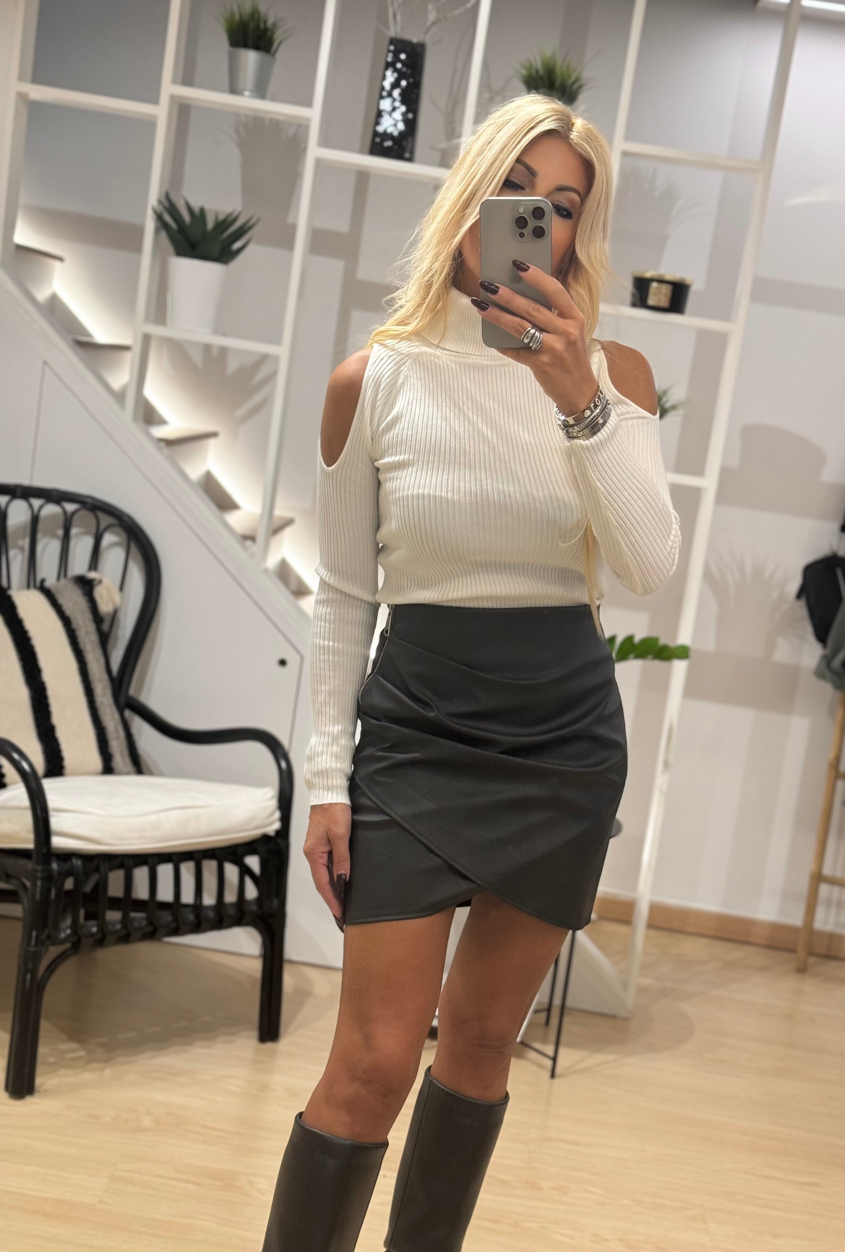 Leather Skirt