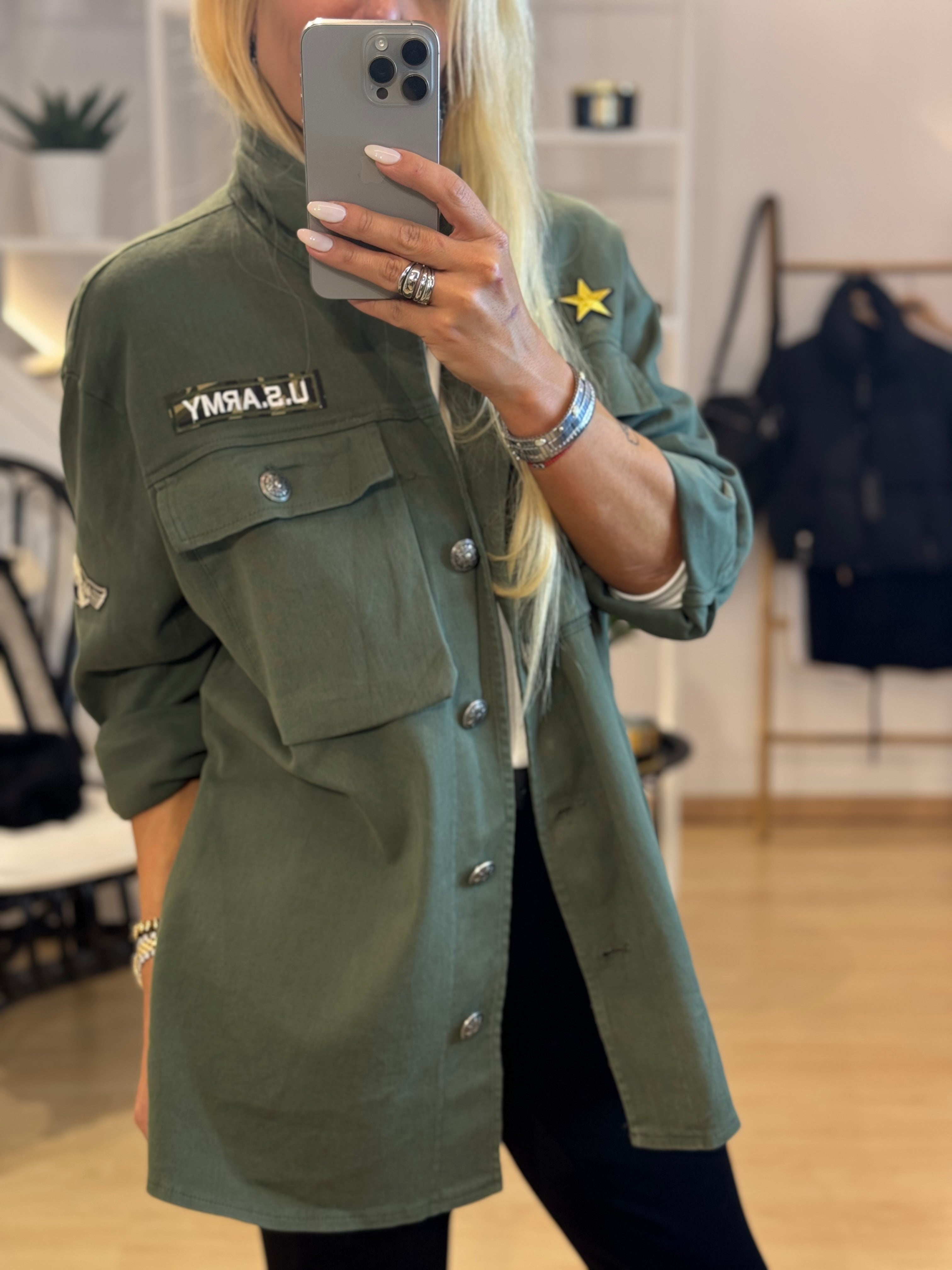 Oversized army jacket