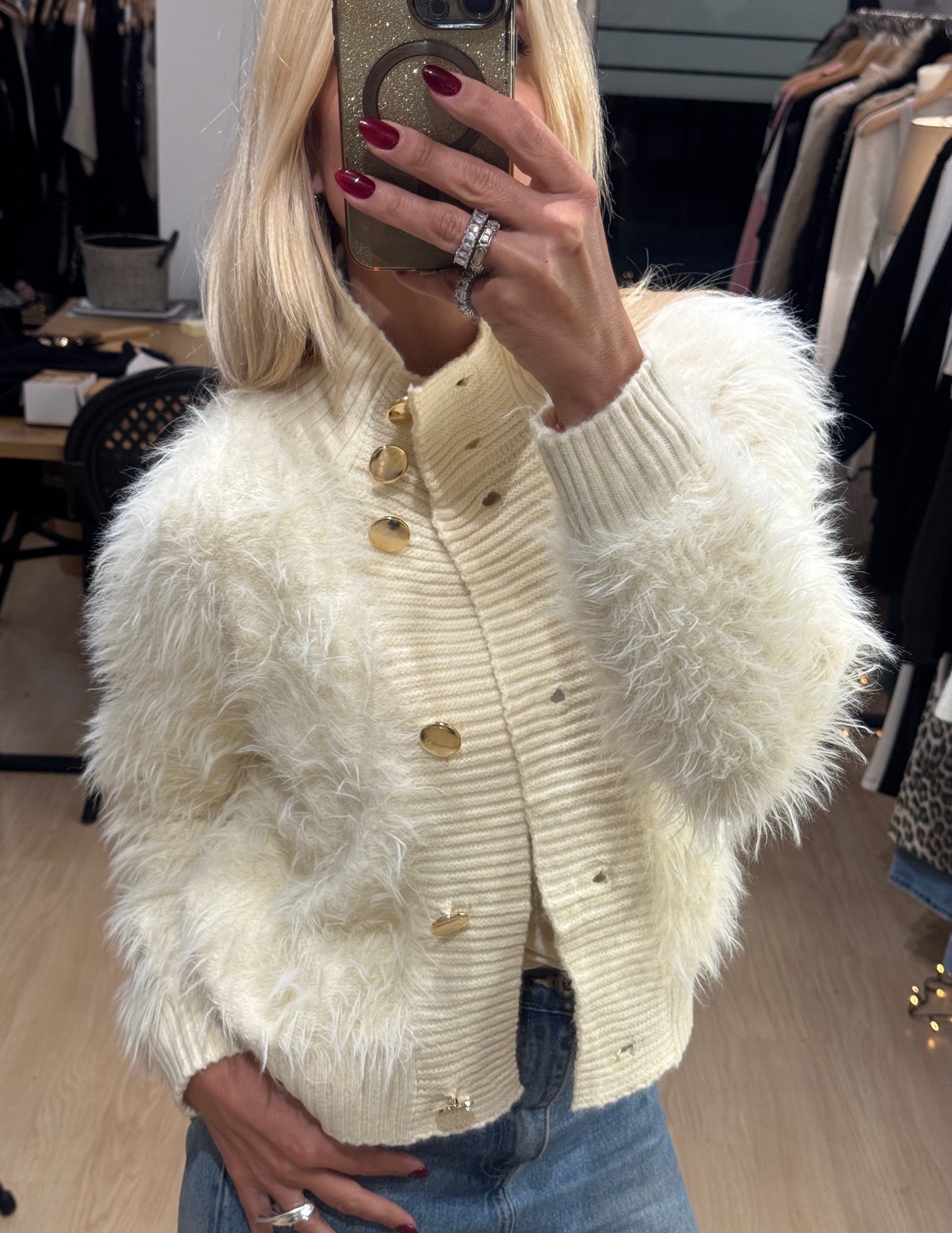 Fluffy Touch Cardigan