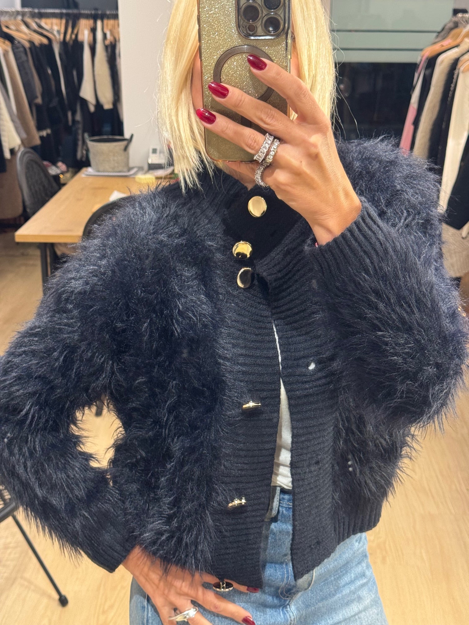 Fluffy Touch Cardigan